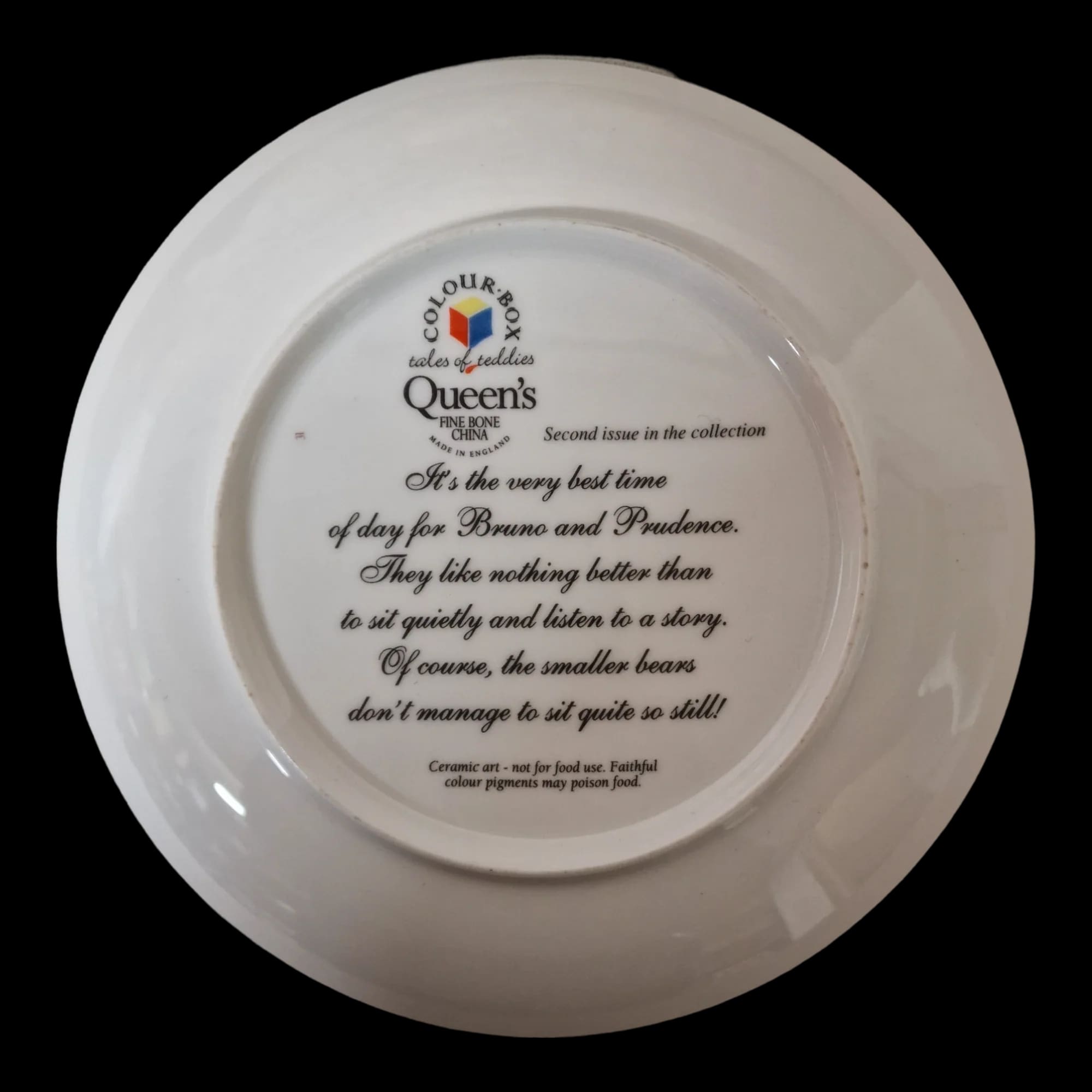 Queens Colour Box Tales Of Teddies Ornamental Plate - 2