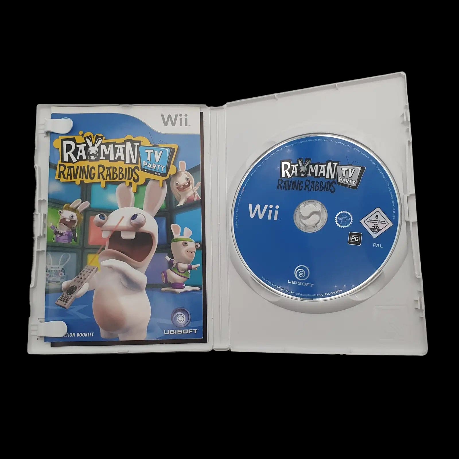 Raving Rabbids Tv Party Nintendo Wii Ubisoft 2008 Video