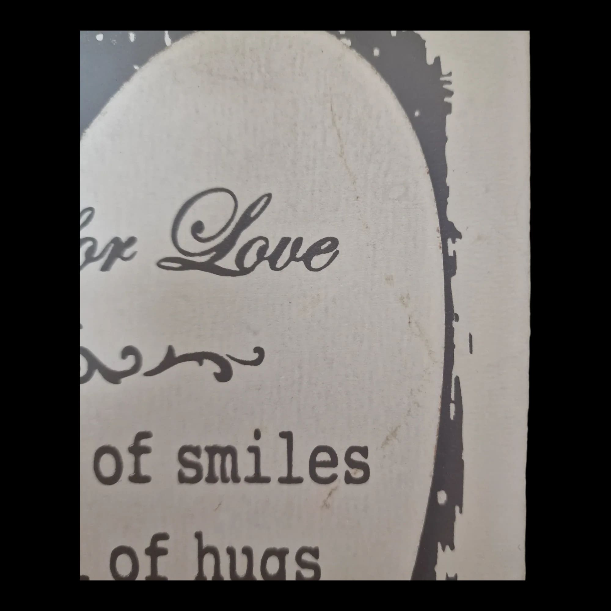 Recipe For Love Heart Shaped Sign Wall Art - Unbranded - 4