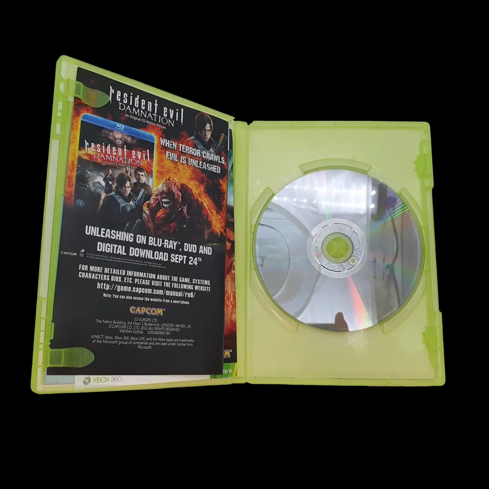 Resident Evil 6 Microsoft Xbox 360 Capcom 2012 Video Game