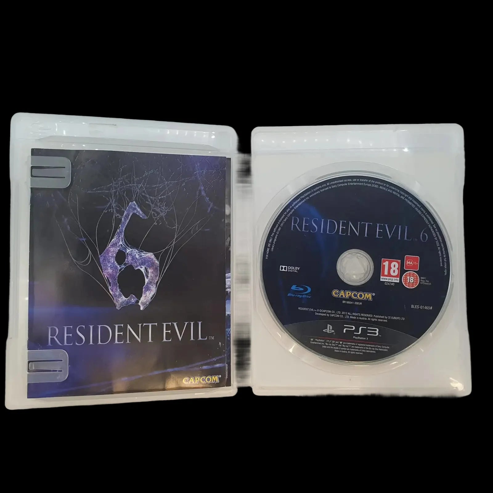 Resident Evil 6 Sony Playstation 3 Capcom 2012 Video Game