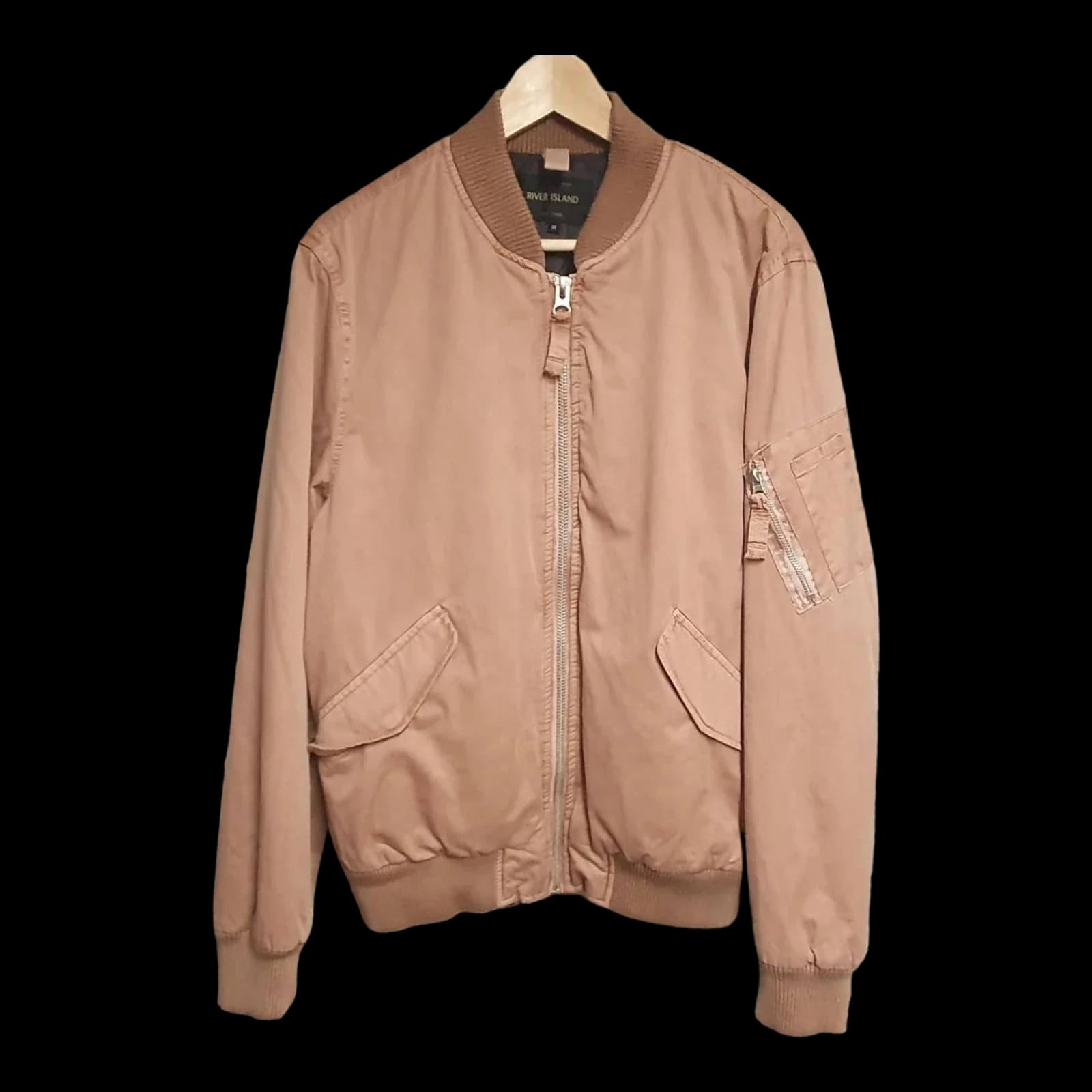 River Island Brown Jacket UK Medium - Coats & Jackets - 1