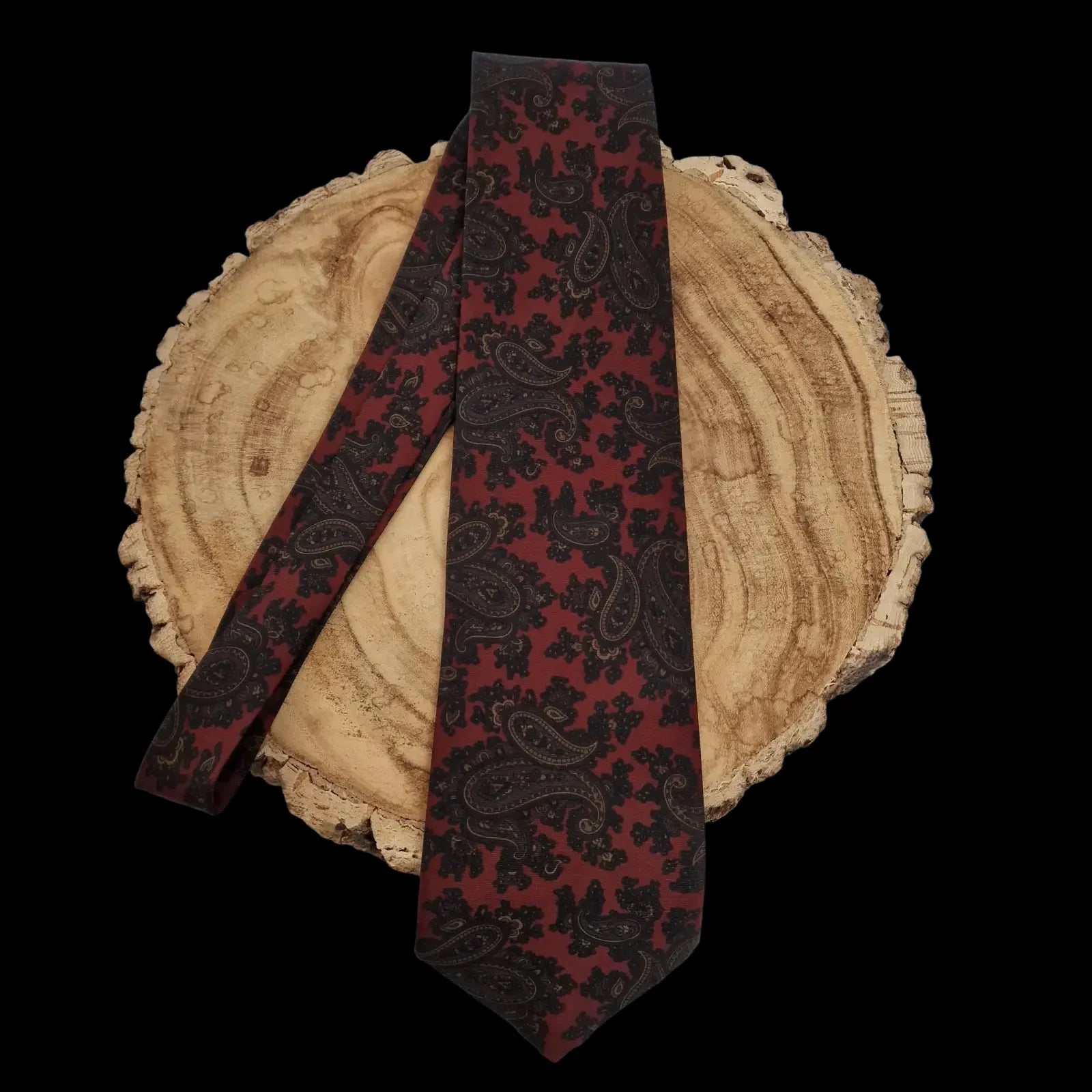Roberto Of London Silk Paisley Necktie - Ties - 2 - 3120