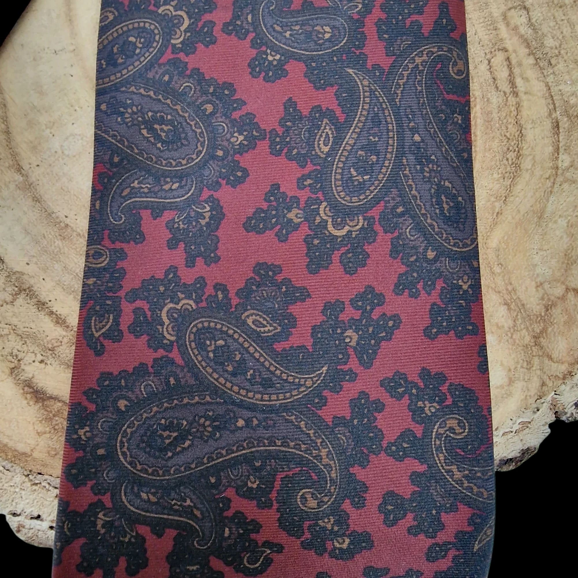 Roberto Of London Silk Paisley Necktie - Ties - 3 - 3120