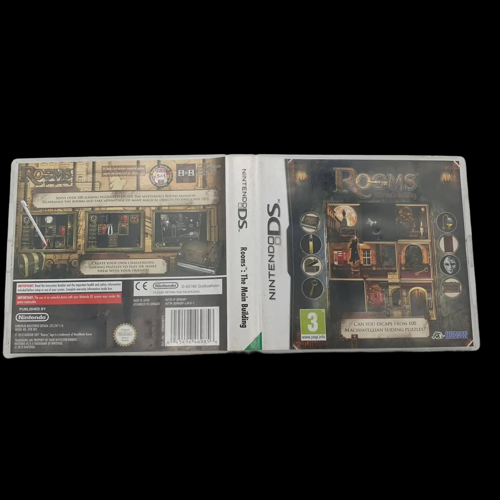 Rooms The Main Building Nintendo Ds Hudson Soft 2010 Cib