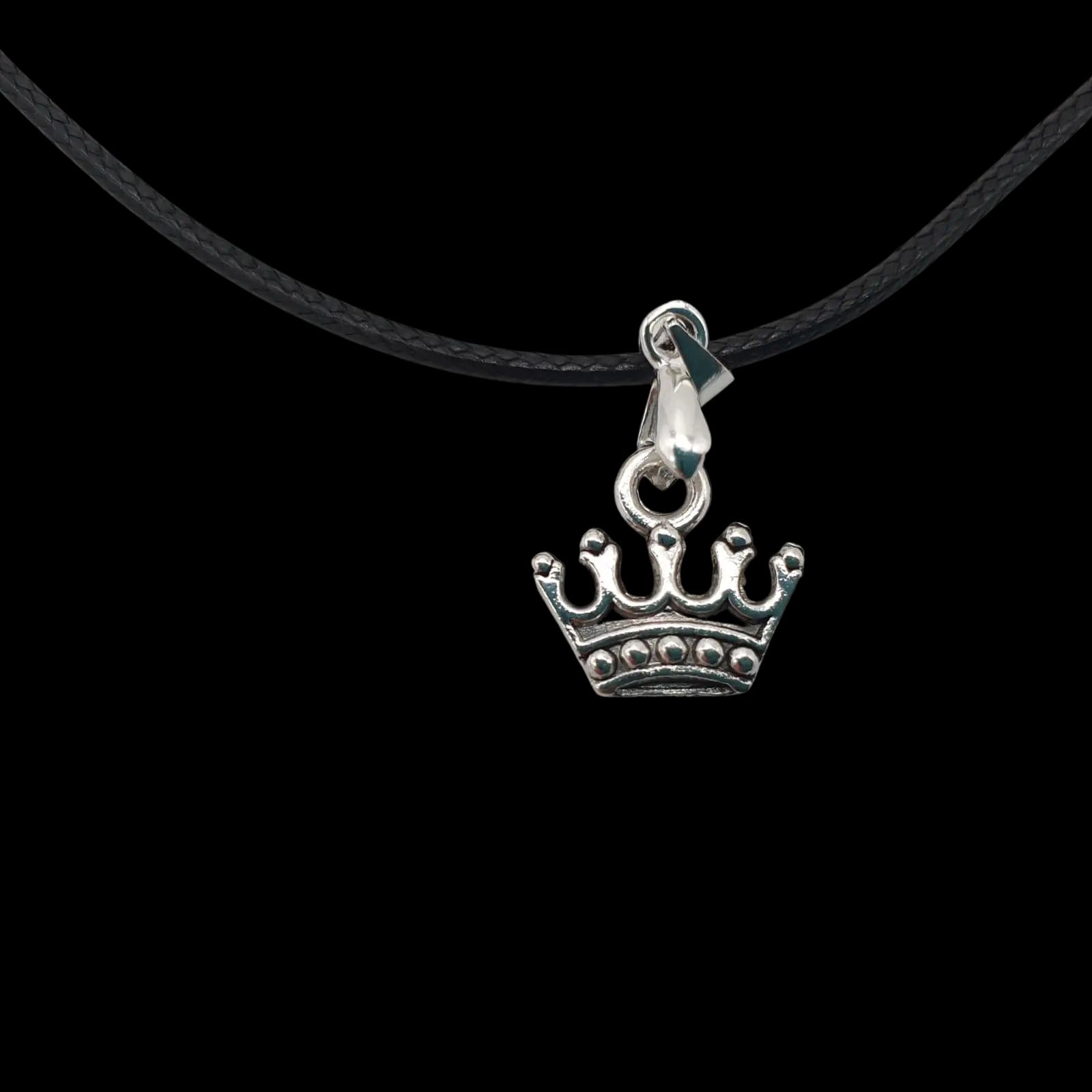 Royal Crown Princess Necklace Pendant Charm Handmade