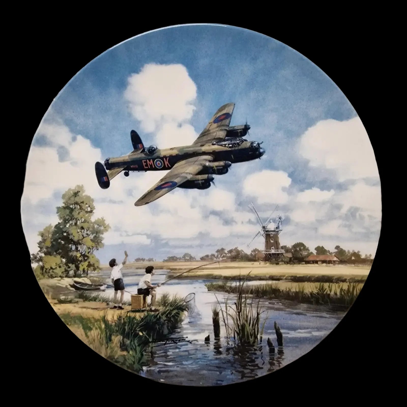 Royal Doulton Lancaster Low Overhead Ornamental Plate - 1
