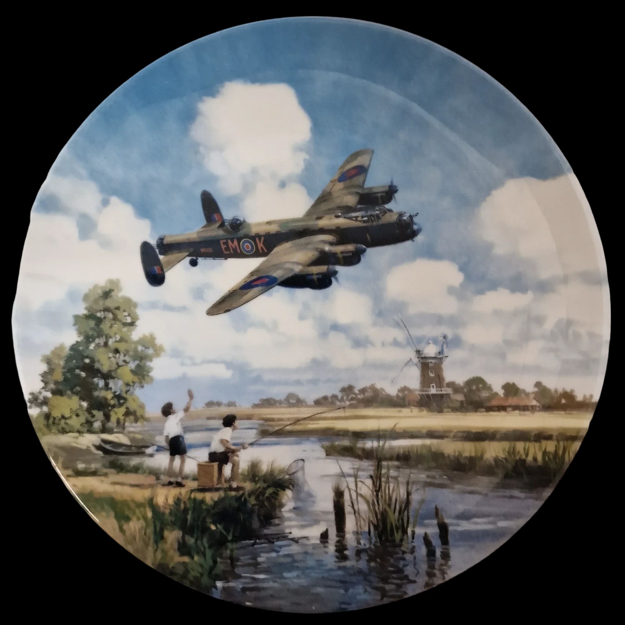 Royal Doulton Lancaster Low Overhead Ornamental Plate - 1