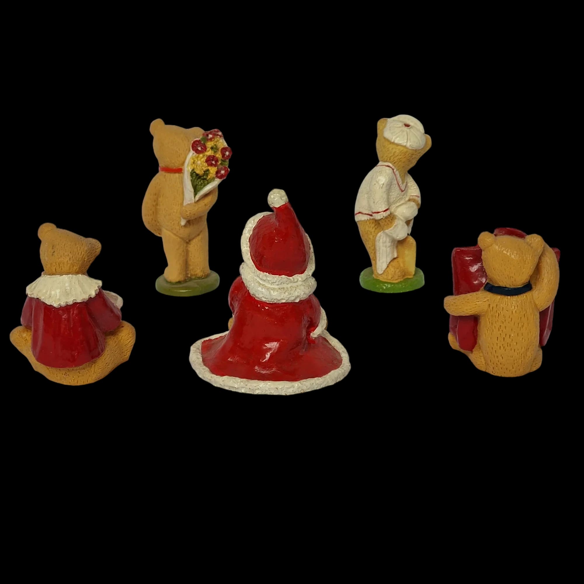 Rr Hill Five Ceramic Bear Christmas Birthday Cricket