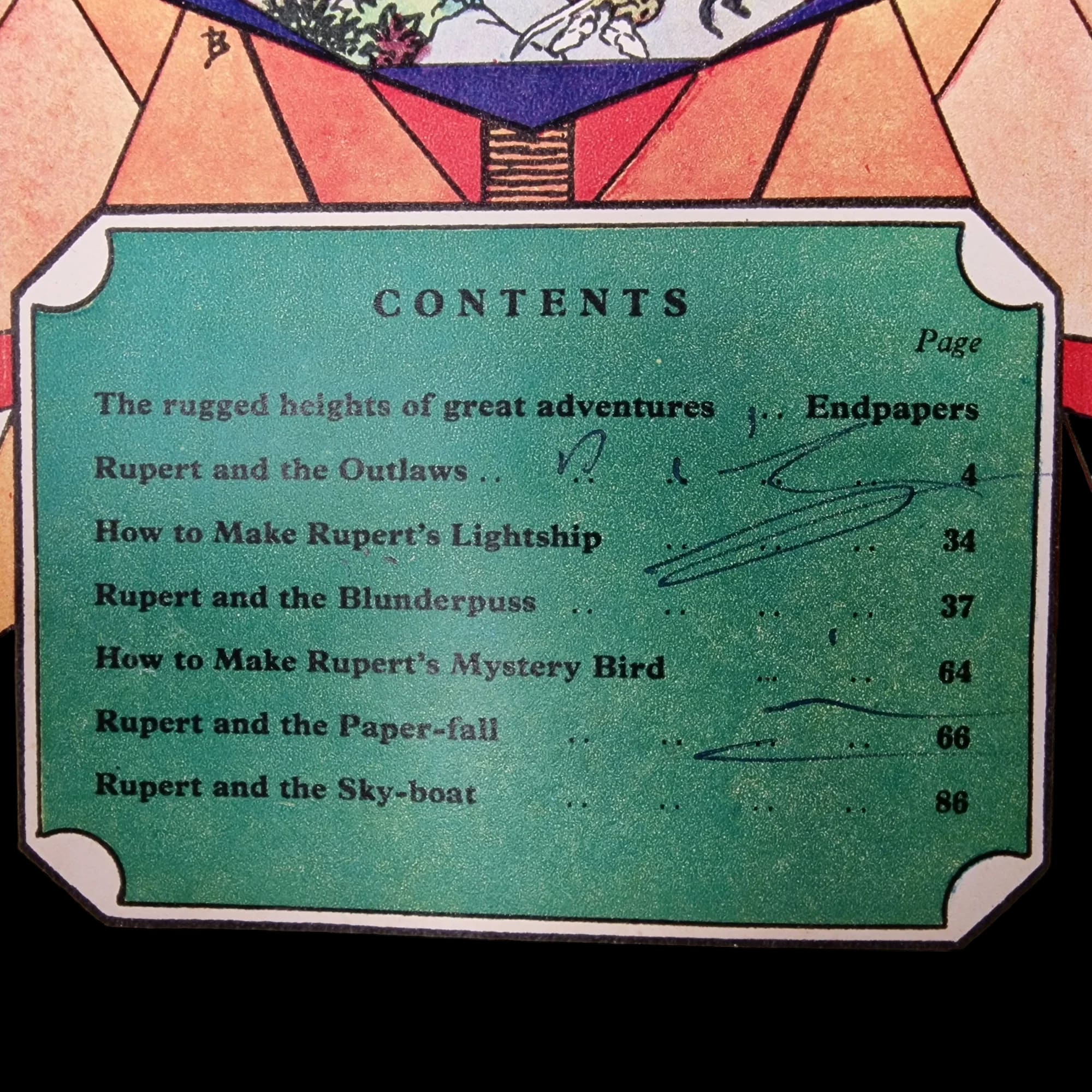 Rupert Bear Daily Express Annual 35 1970 Alfred Bestall