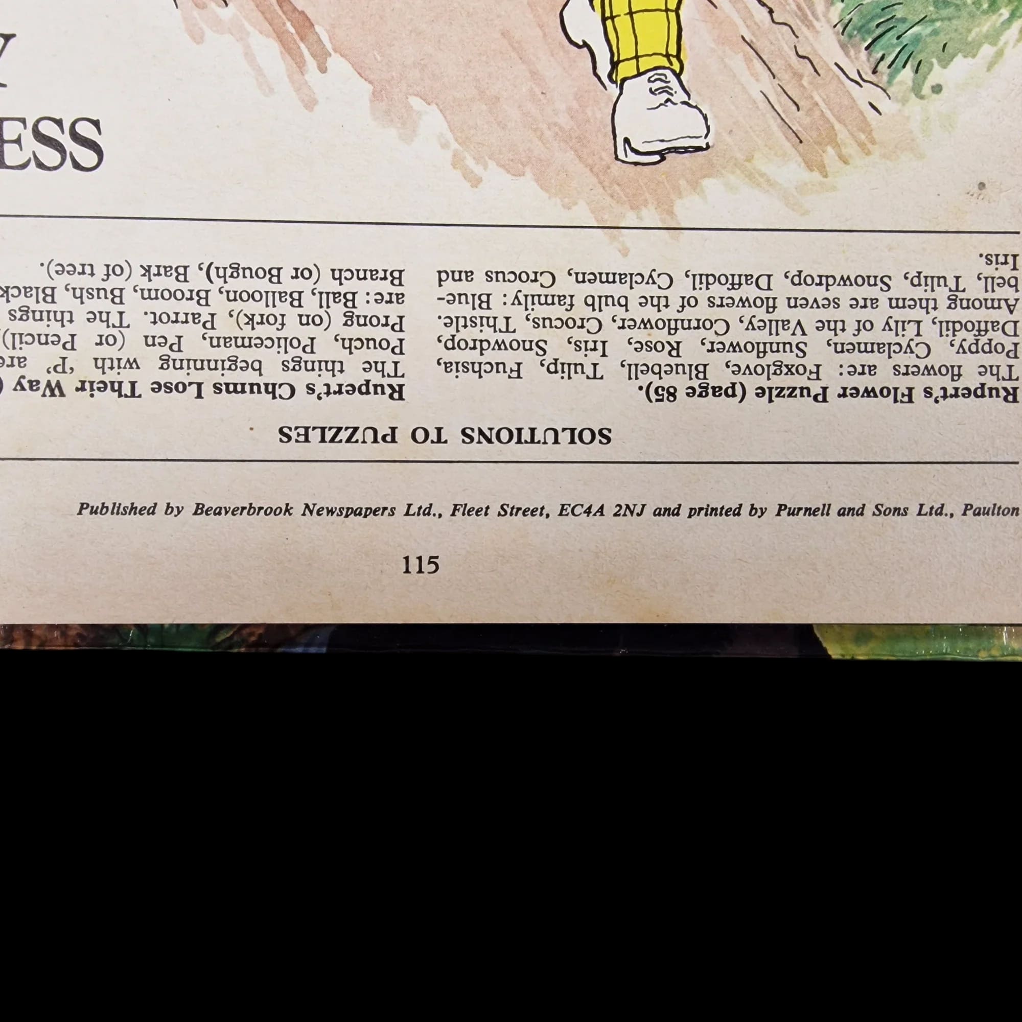 Rupert Bear Daily Express Annual 38 1973 Alfred Bestall