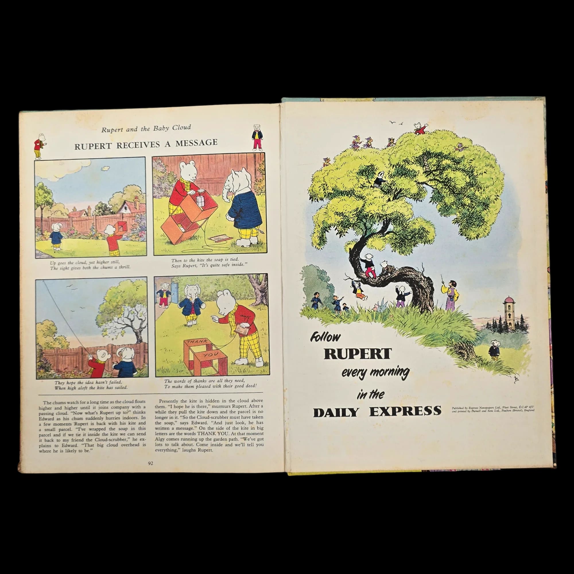 Rupert Bear Daily Express Annual 46 1981 James Henderson