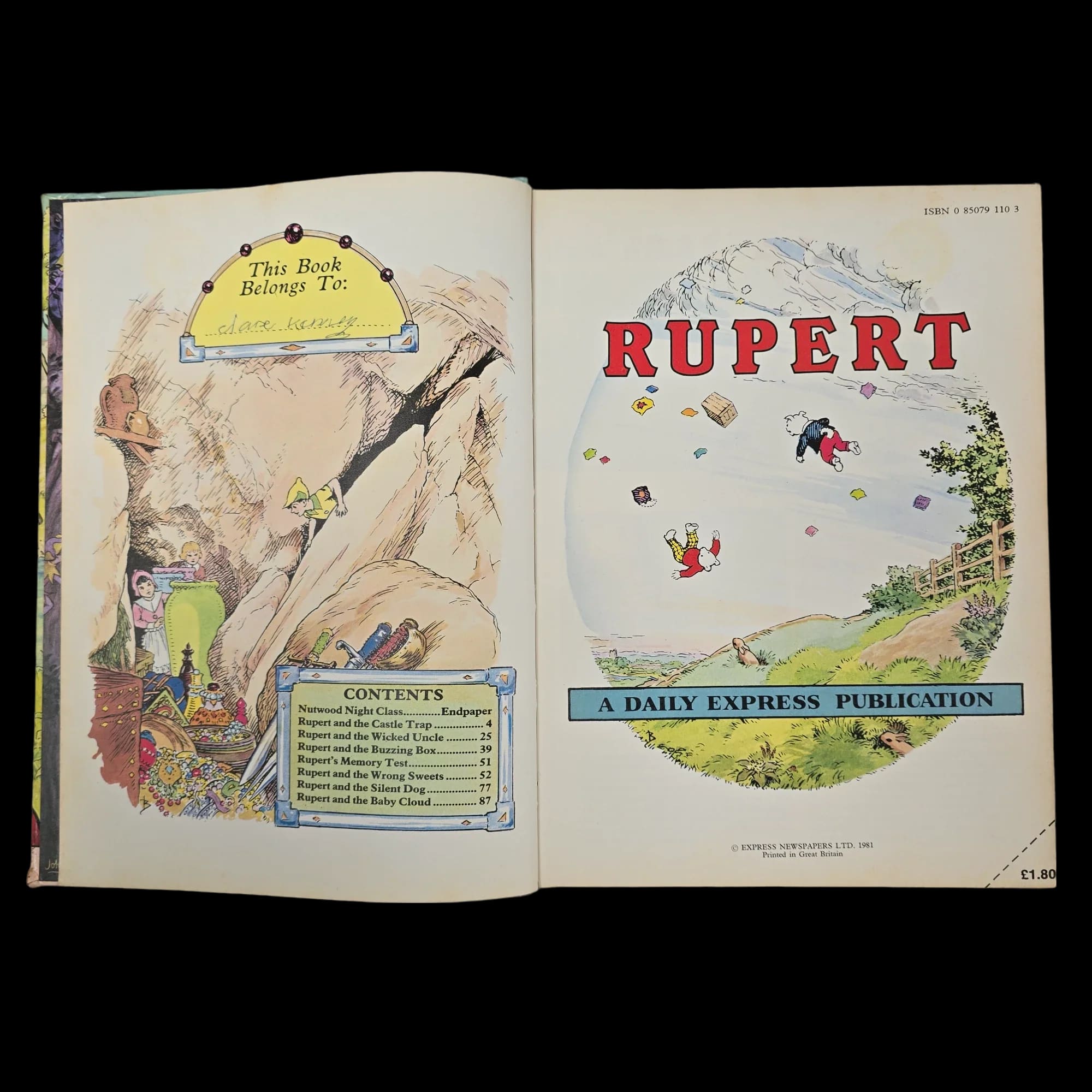 Rupert Bear Daily Express Annual 46 1981 James Henderson