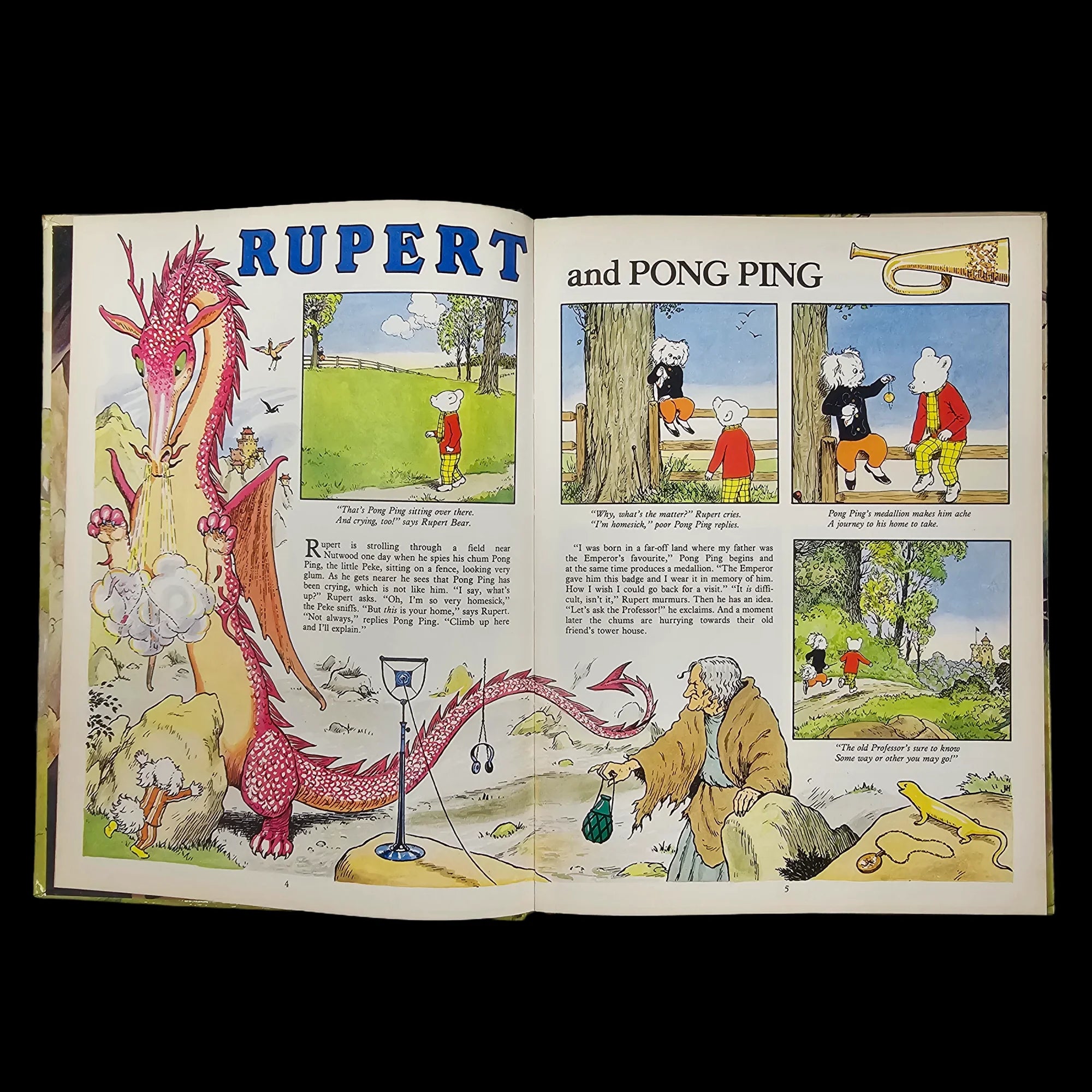 Rupert Bear Daily Express Annual 47 1982 James Henderson