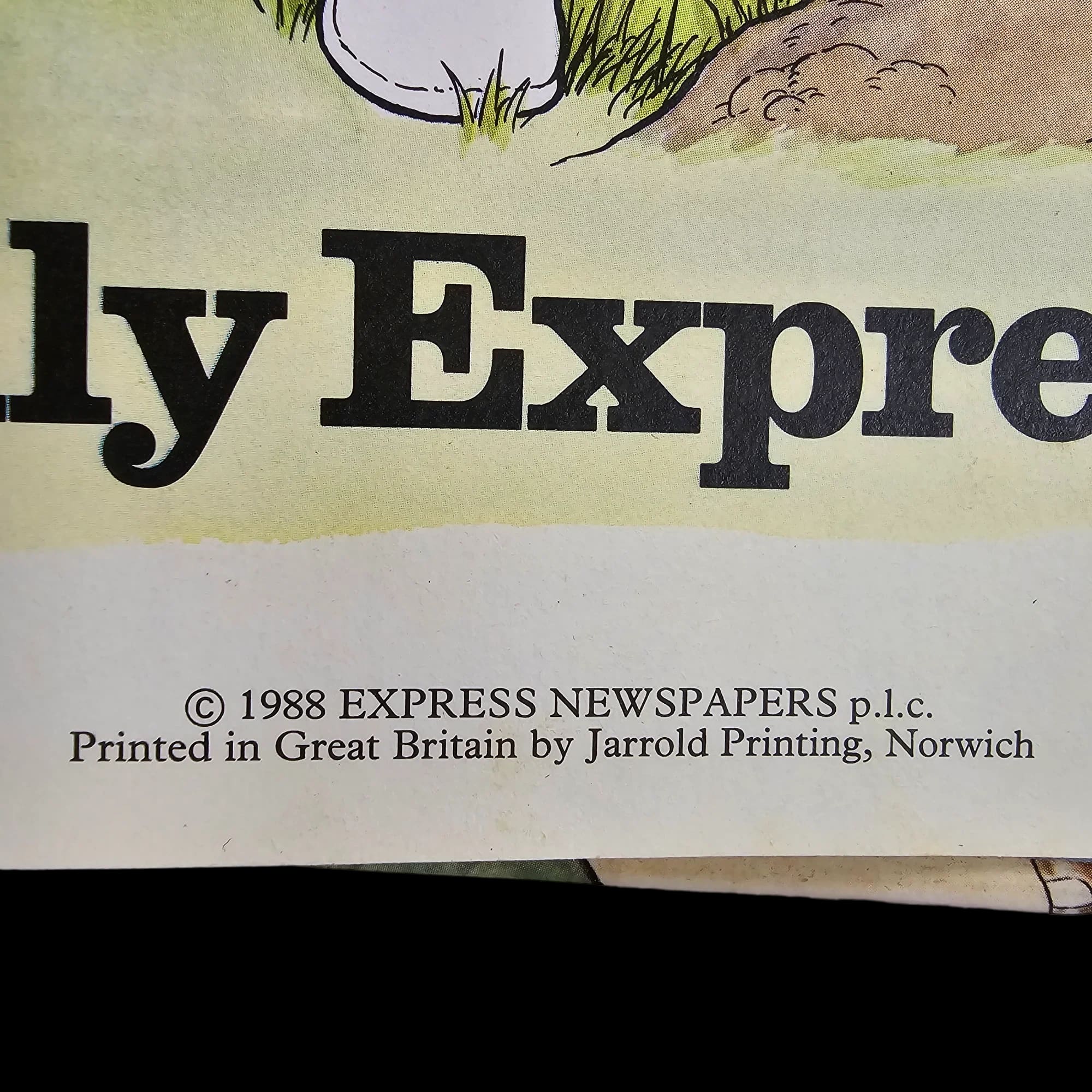 Rupert Bear Daily Express Annual 53 1988 James Henderson