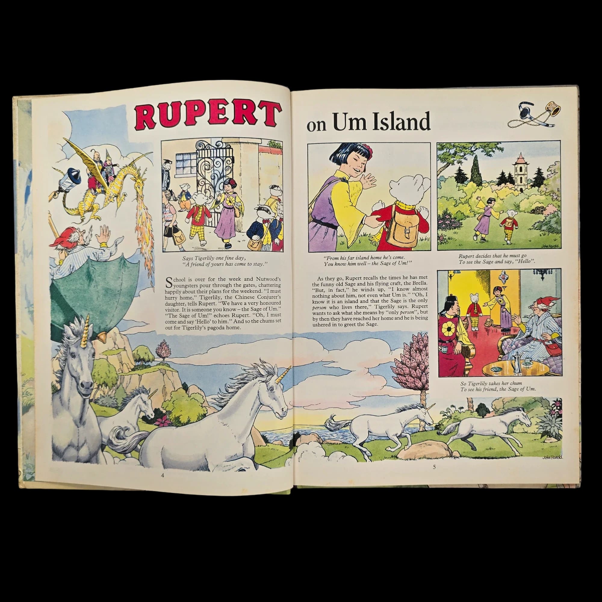 Rupert Bear Daily Express Annual 53 1988 James Henderson