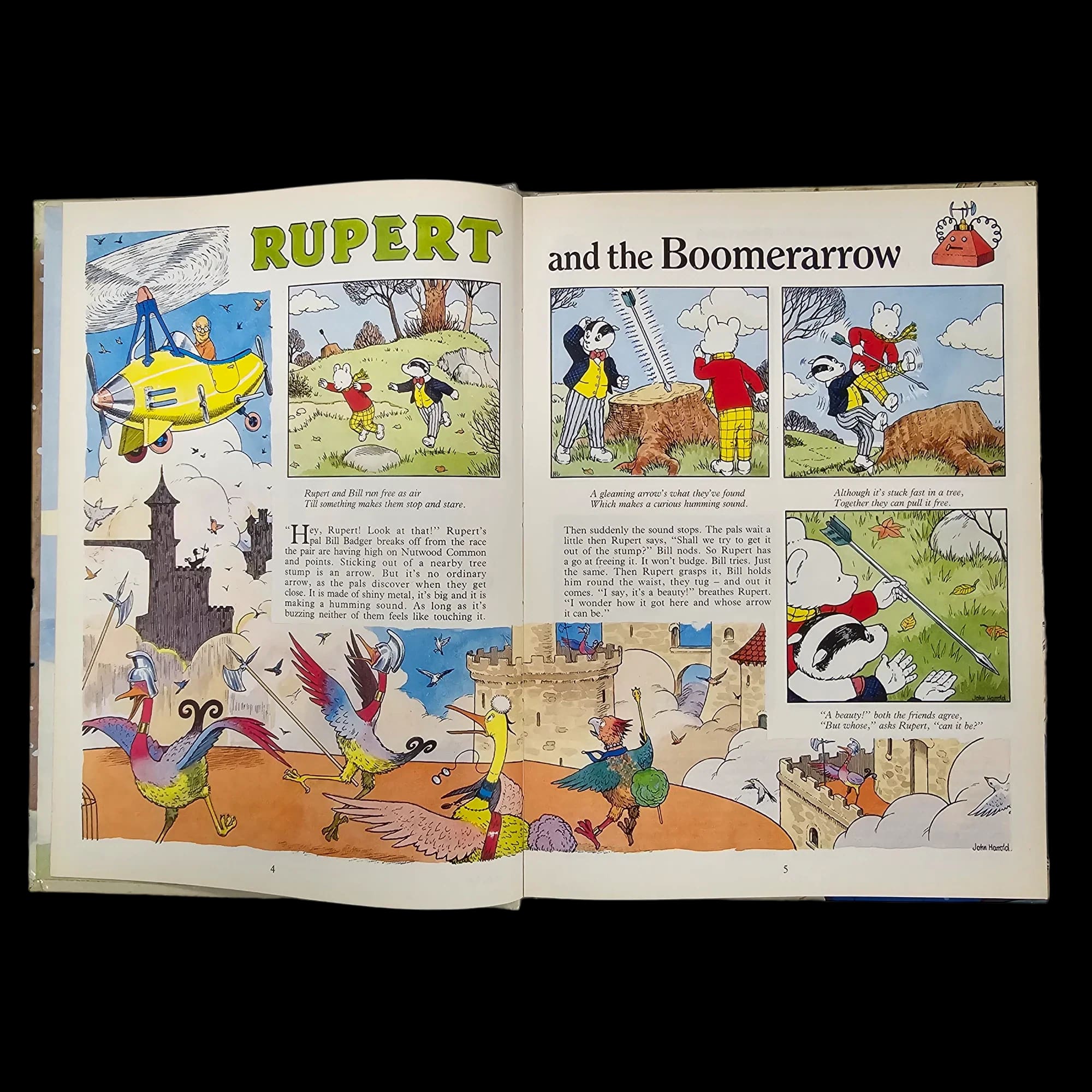 Rupert Bear Daily Express Annual 54 1989 0850791871 Vintage