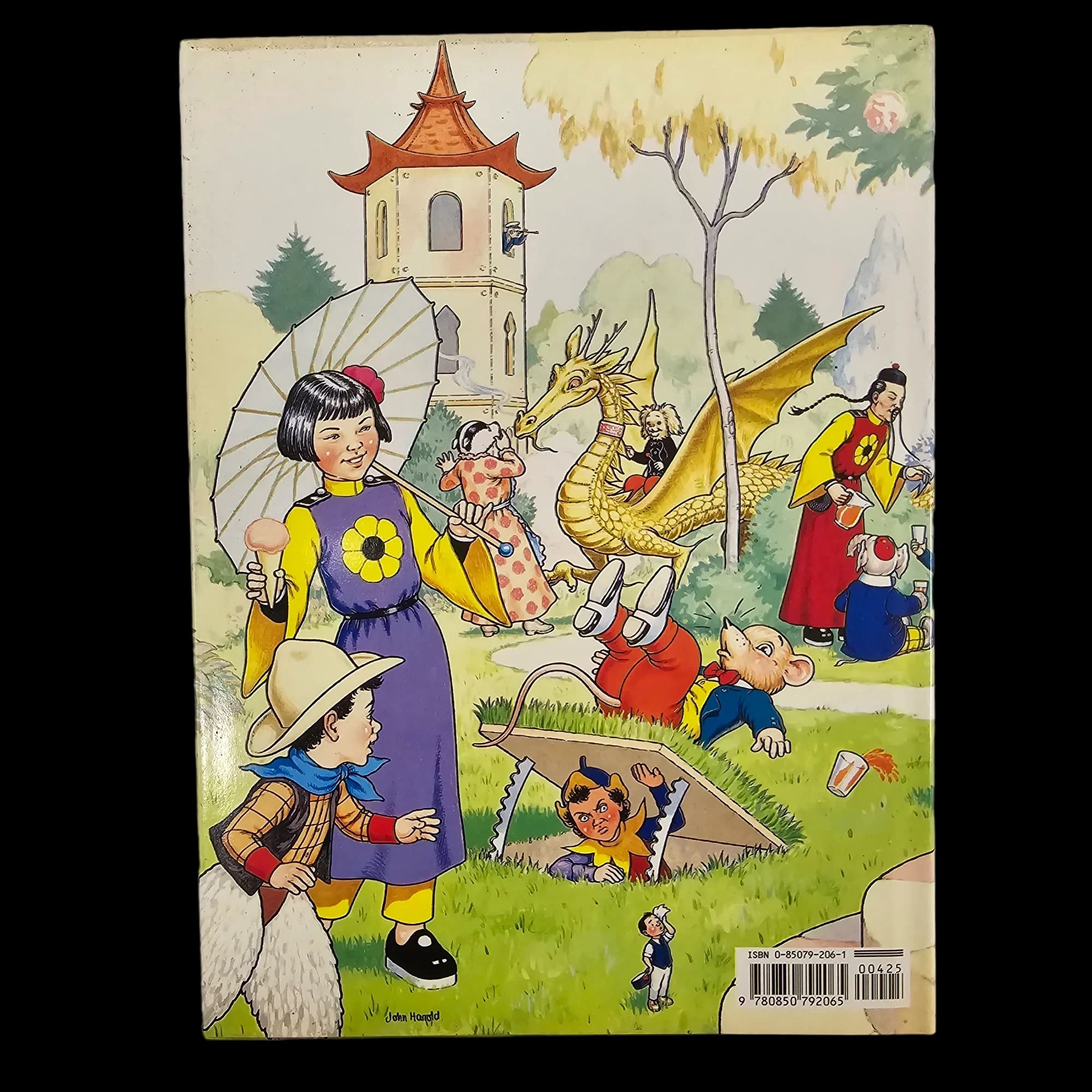 Rupert Bear Daily Express Annual 55 1990 70th Anniversary