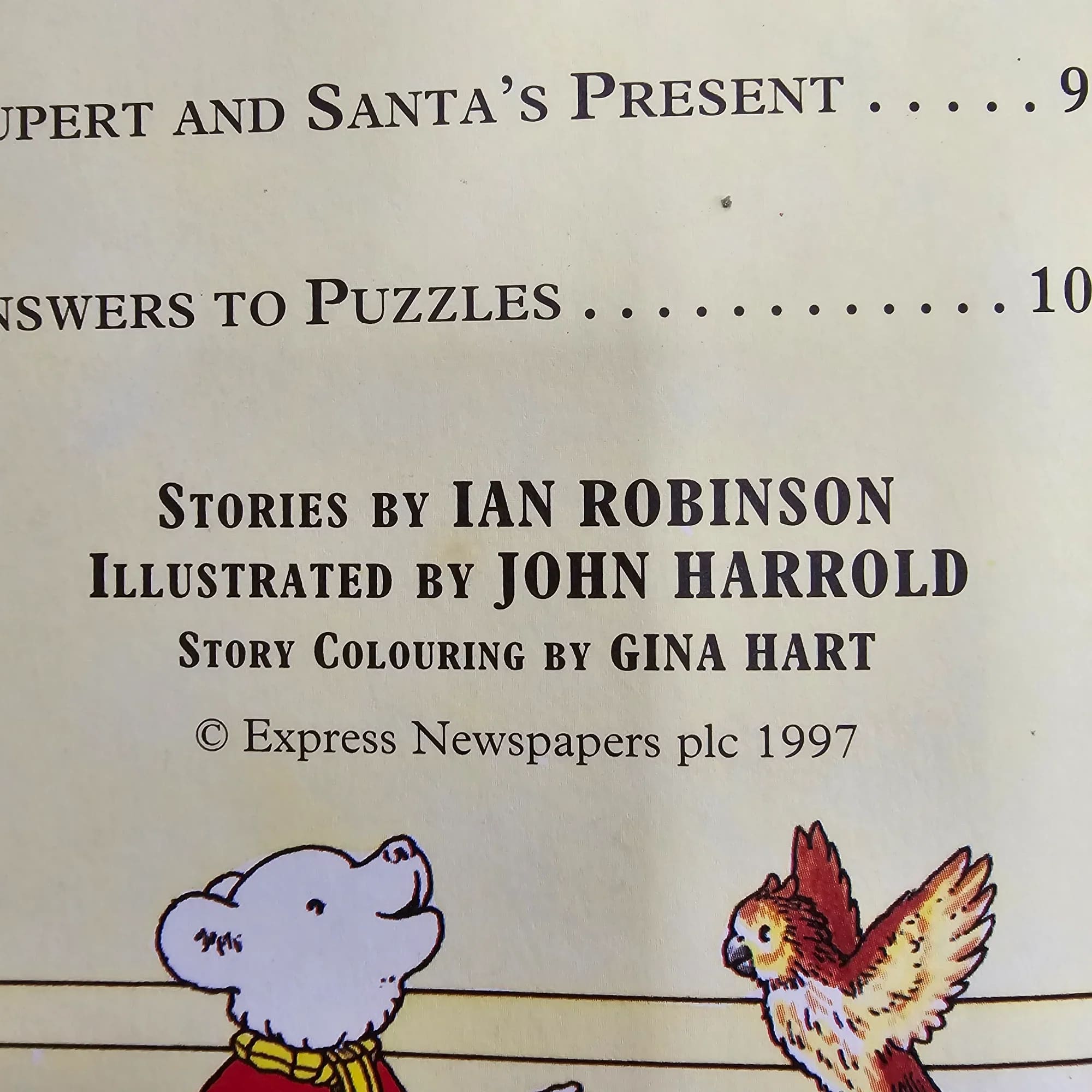 Rupert Bear Daily Express Annual 62 1997 1874507856 Vintage