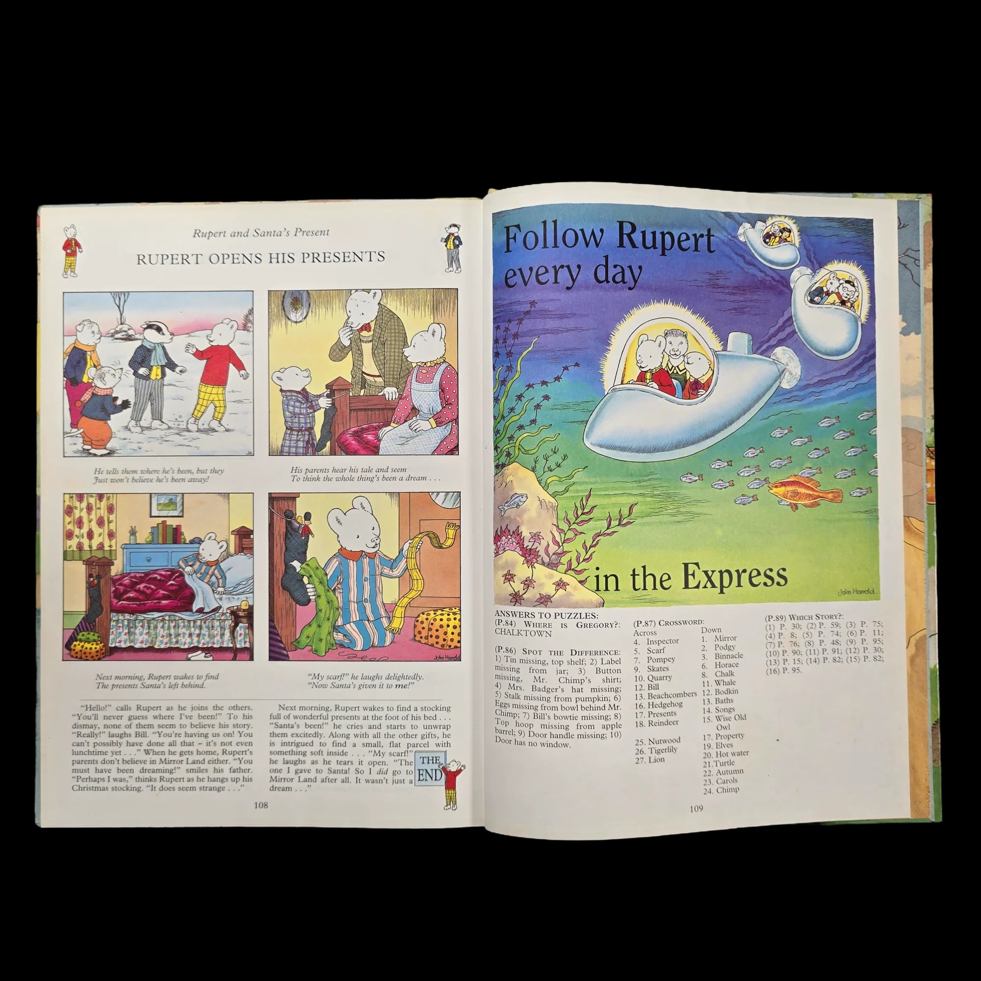 Rupert Bear Daily Express Annual 62 1997 1874507856 Vintage