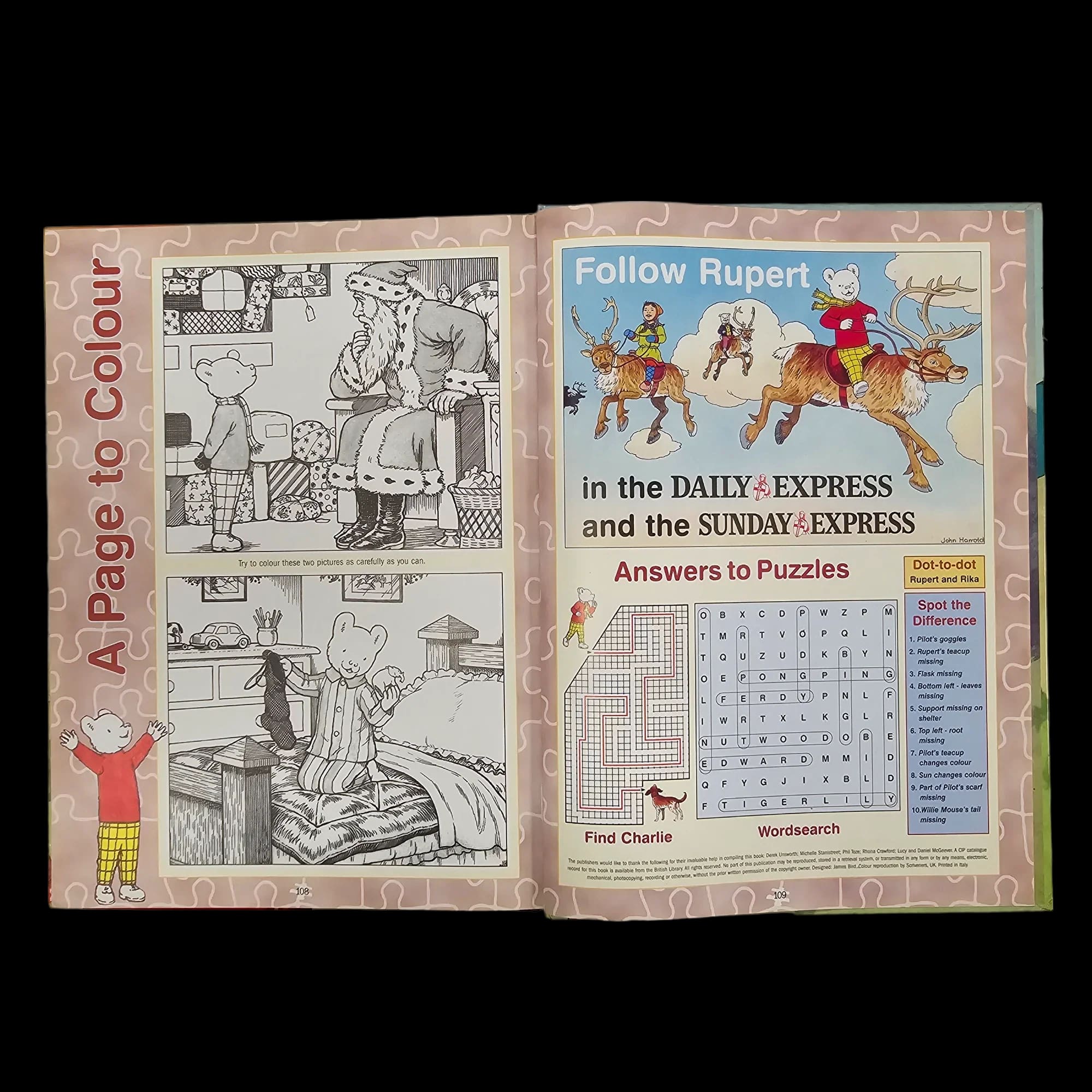 Rupert Bear Daily Express Annual 69 2004 0850793009 Vintage