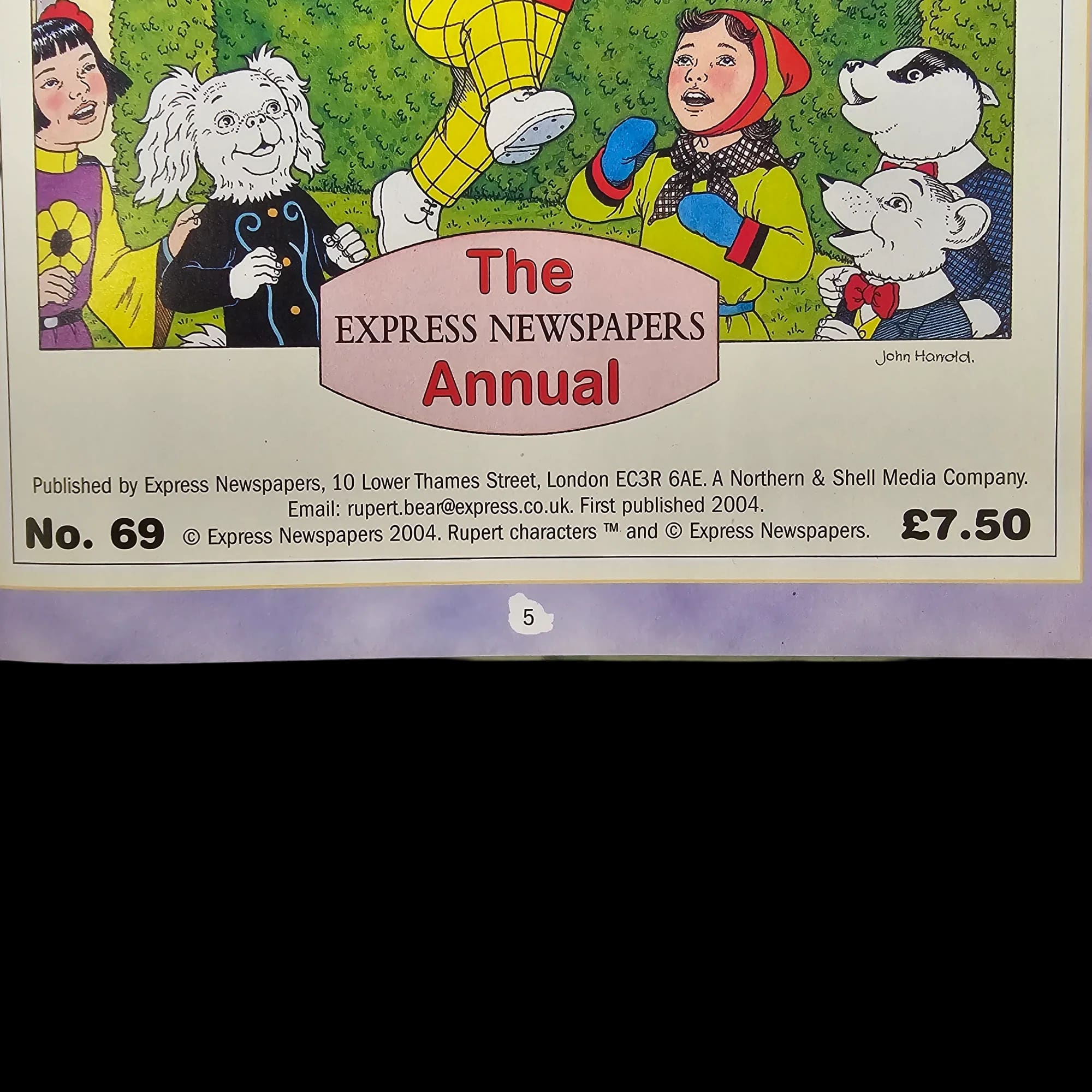 Rupert Bear Daily Express Annual 69 2004 0850793009 Vintage