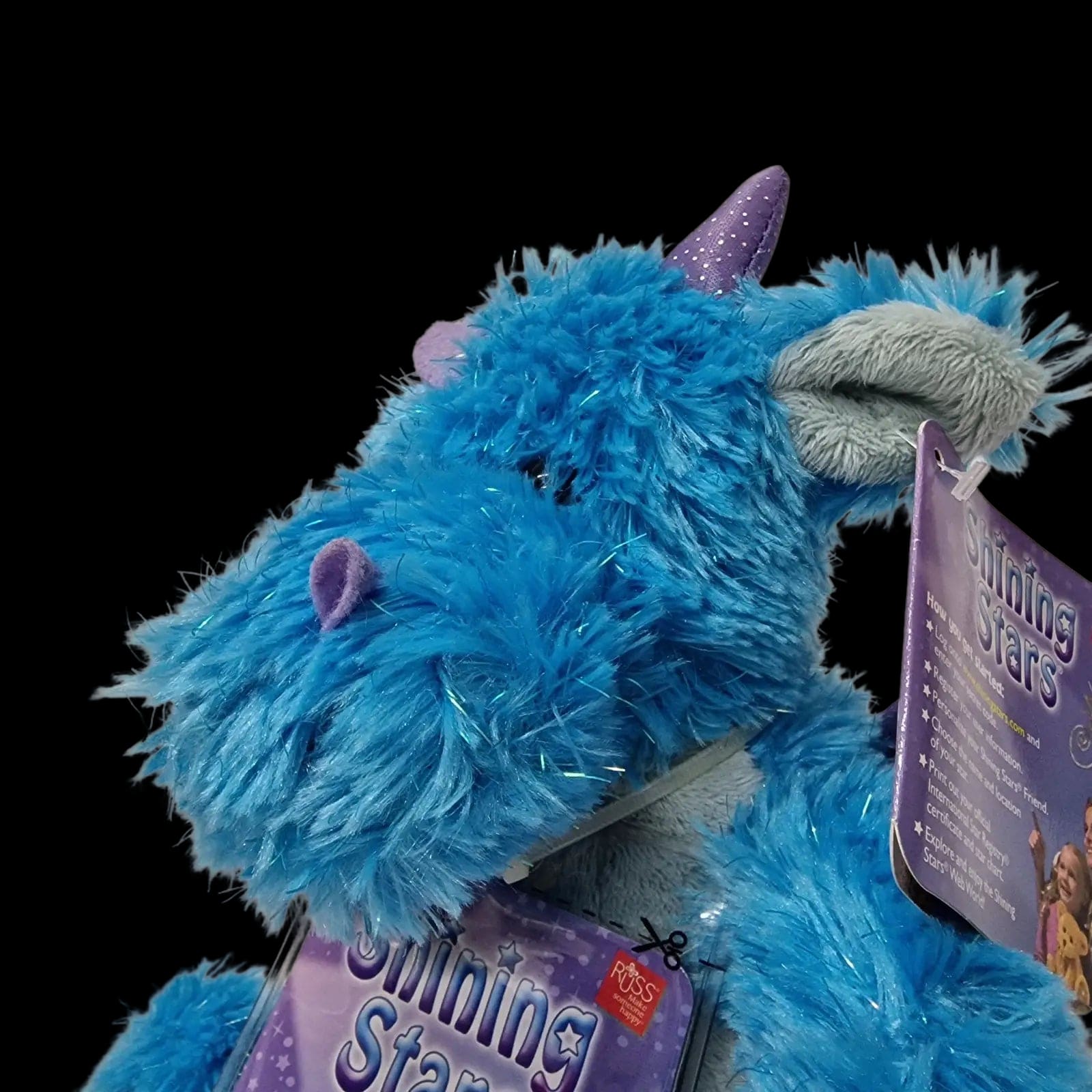Russ Berrie Shining Stars Dragon Plush Cuddly Soft Toy Kids