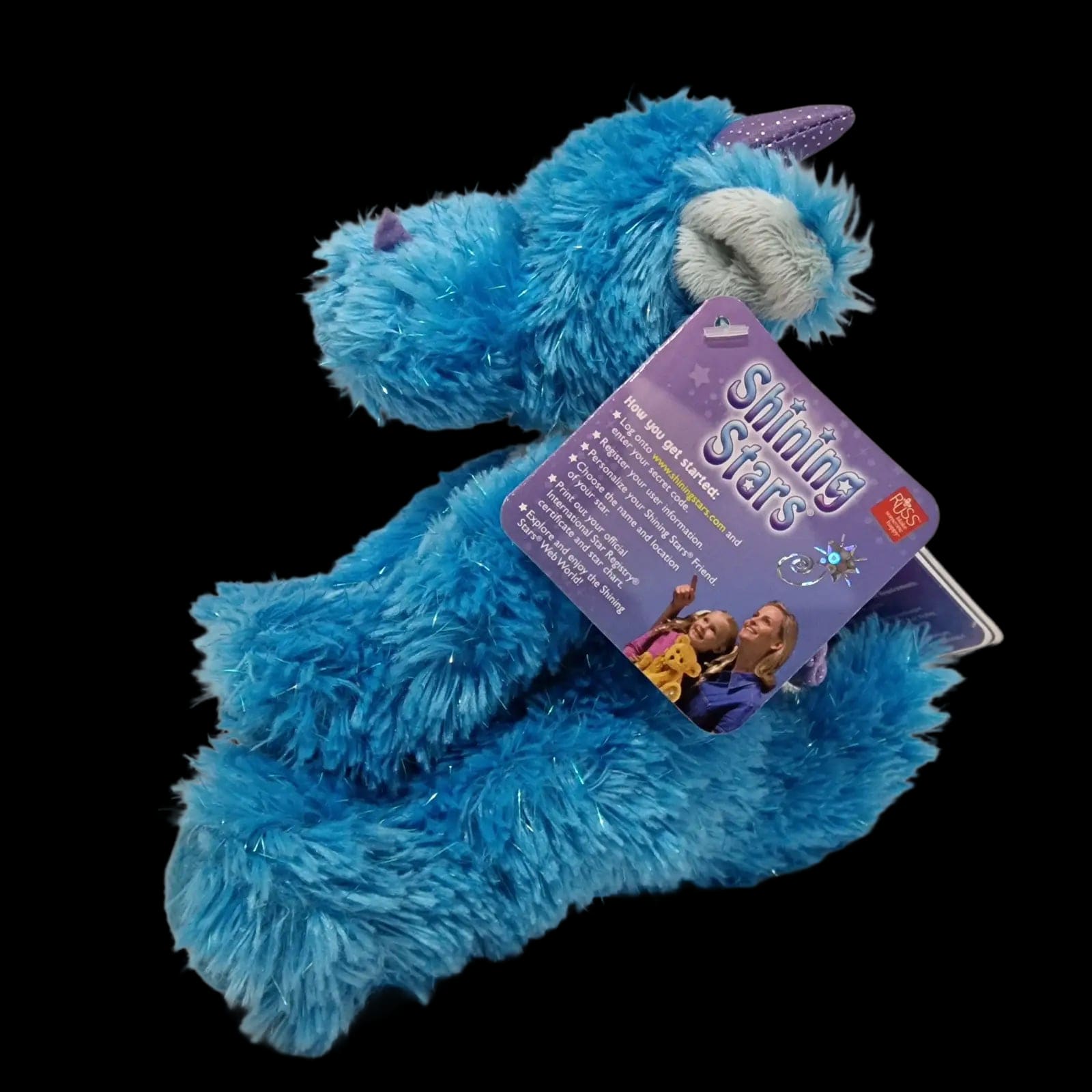 Russ Berrie Shining Stars Dragon Plush Cuddly Soft Toy Kids