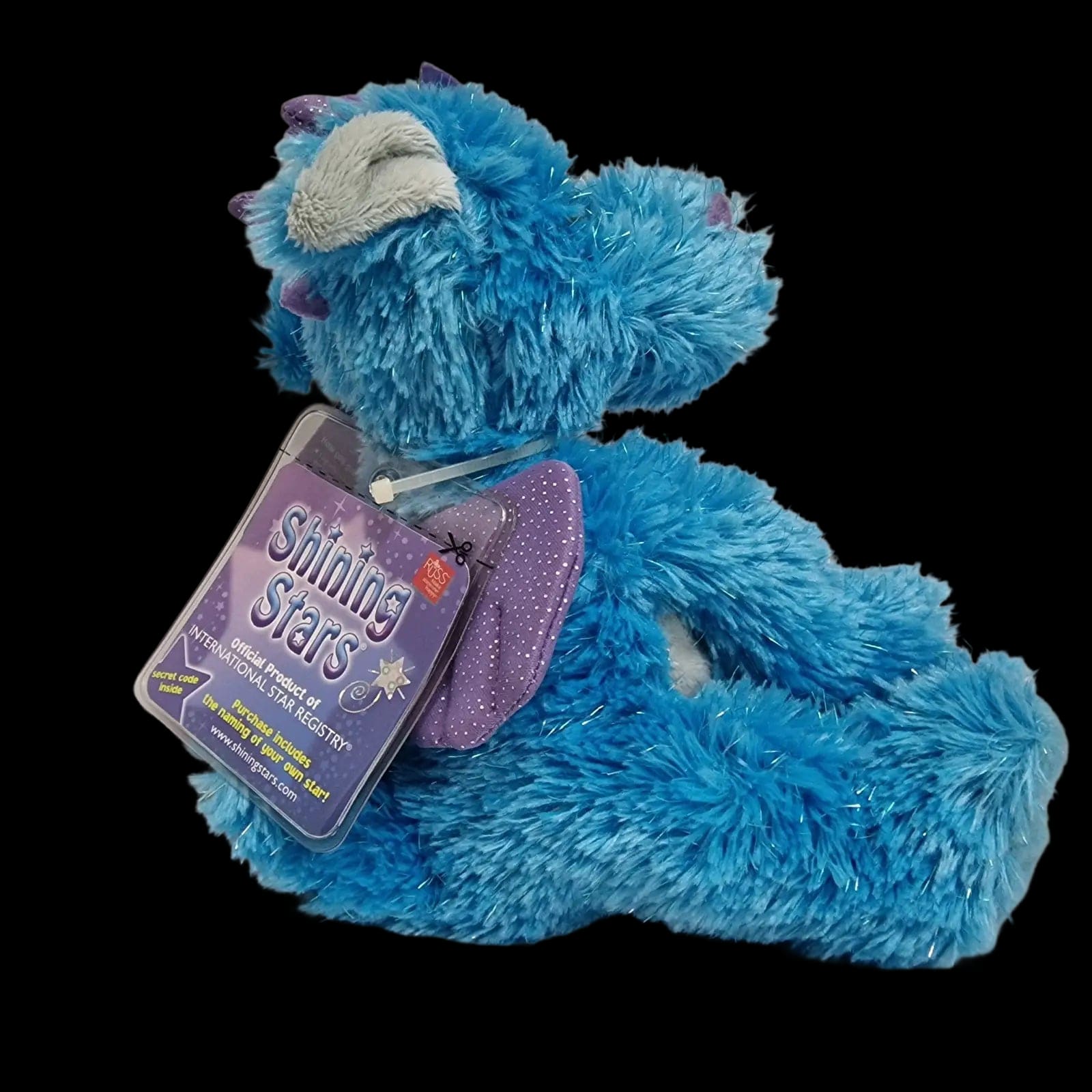 Russ Berrie Shining Stars Dragon Plush Cuddly Soft Toy Kids