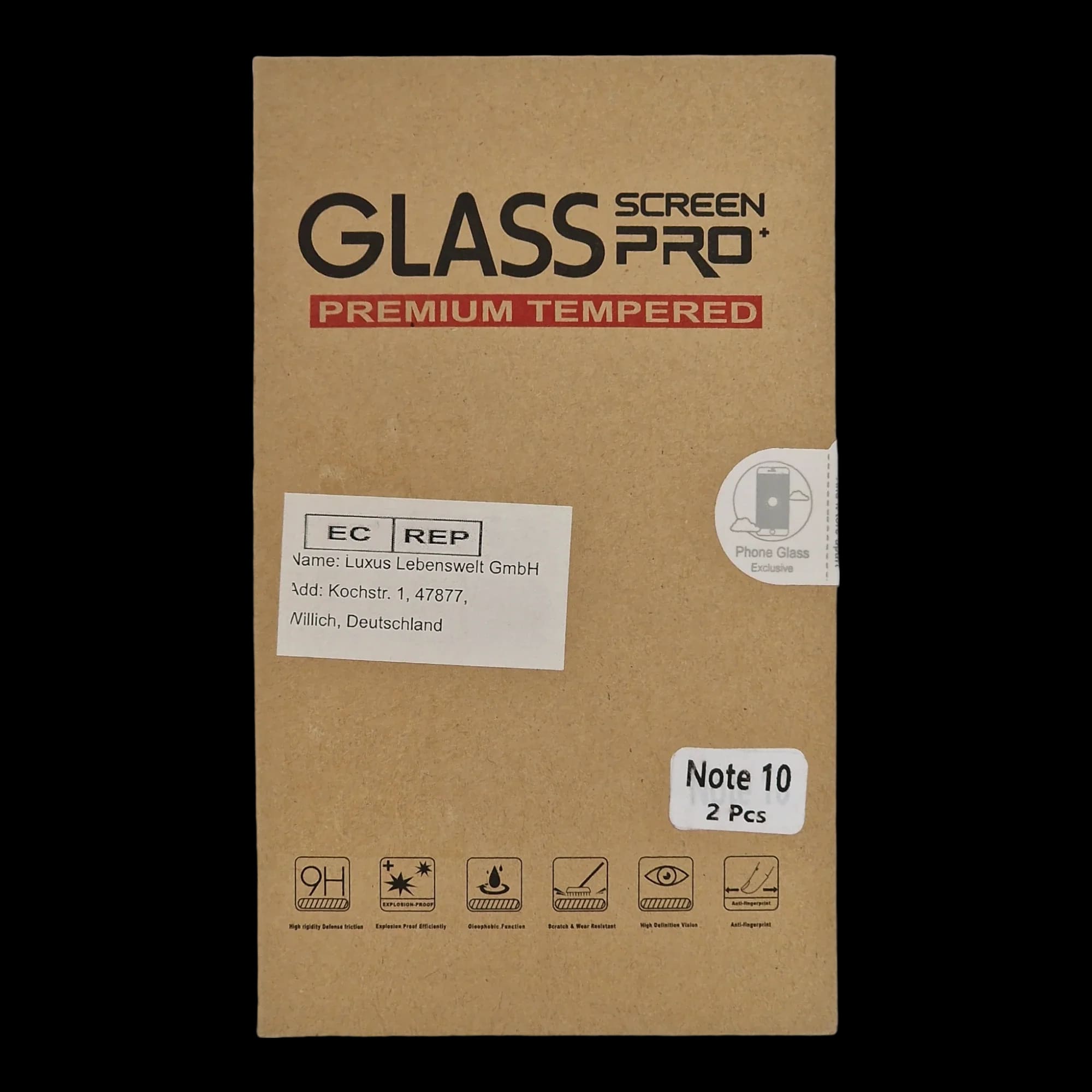 Samsung Galaxy Note 10 Unipha Mobile Phone Screen Protector