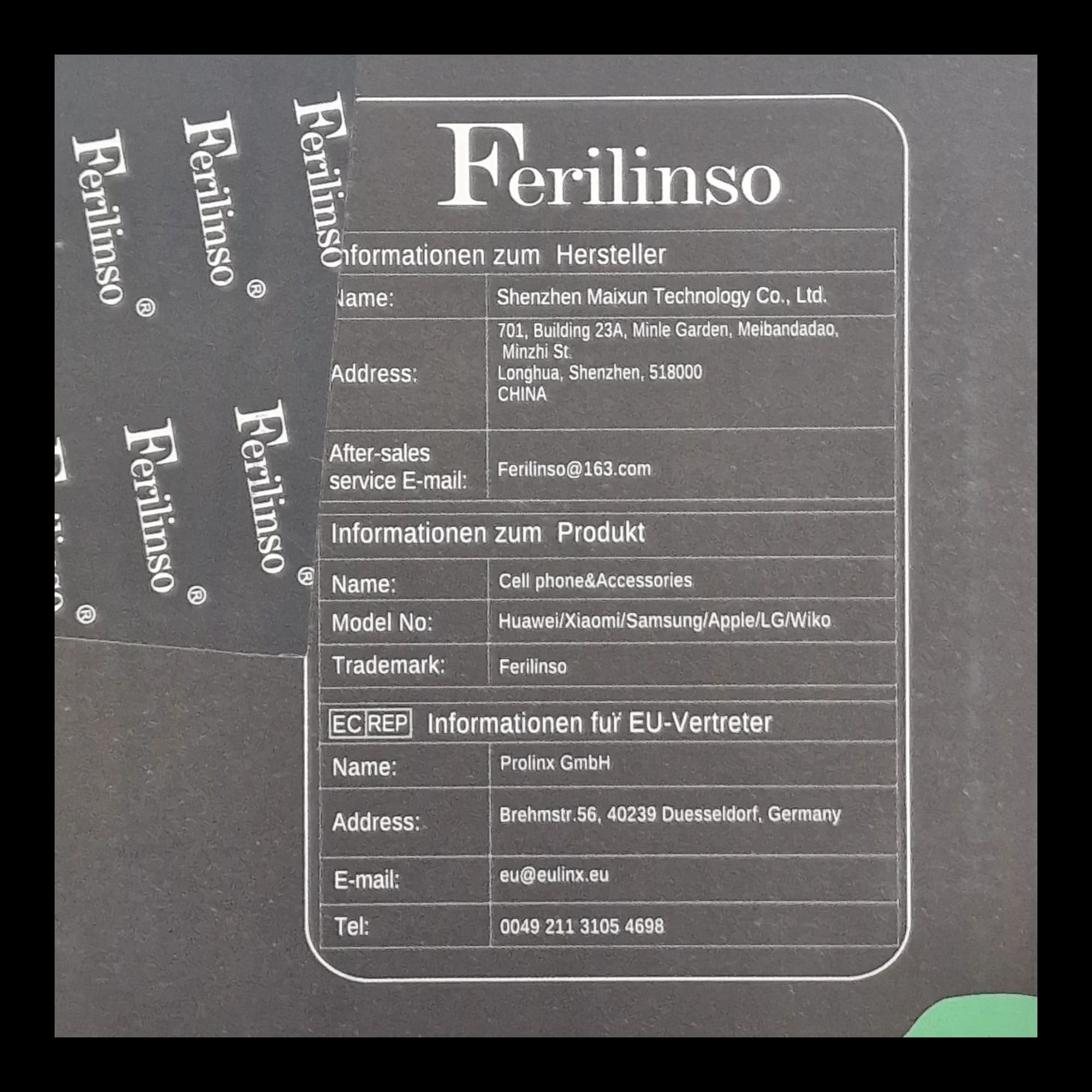 Samsung Galaxy Note 20 Ultra Ferilinso Mobile Phone Screen