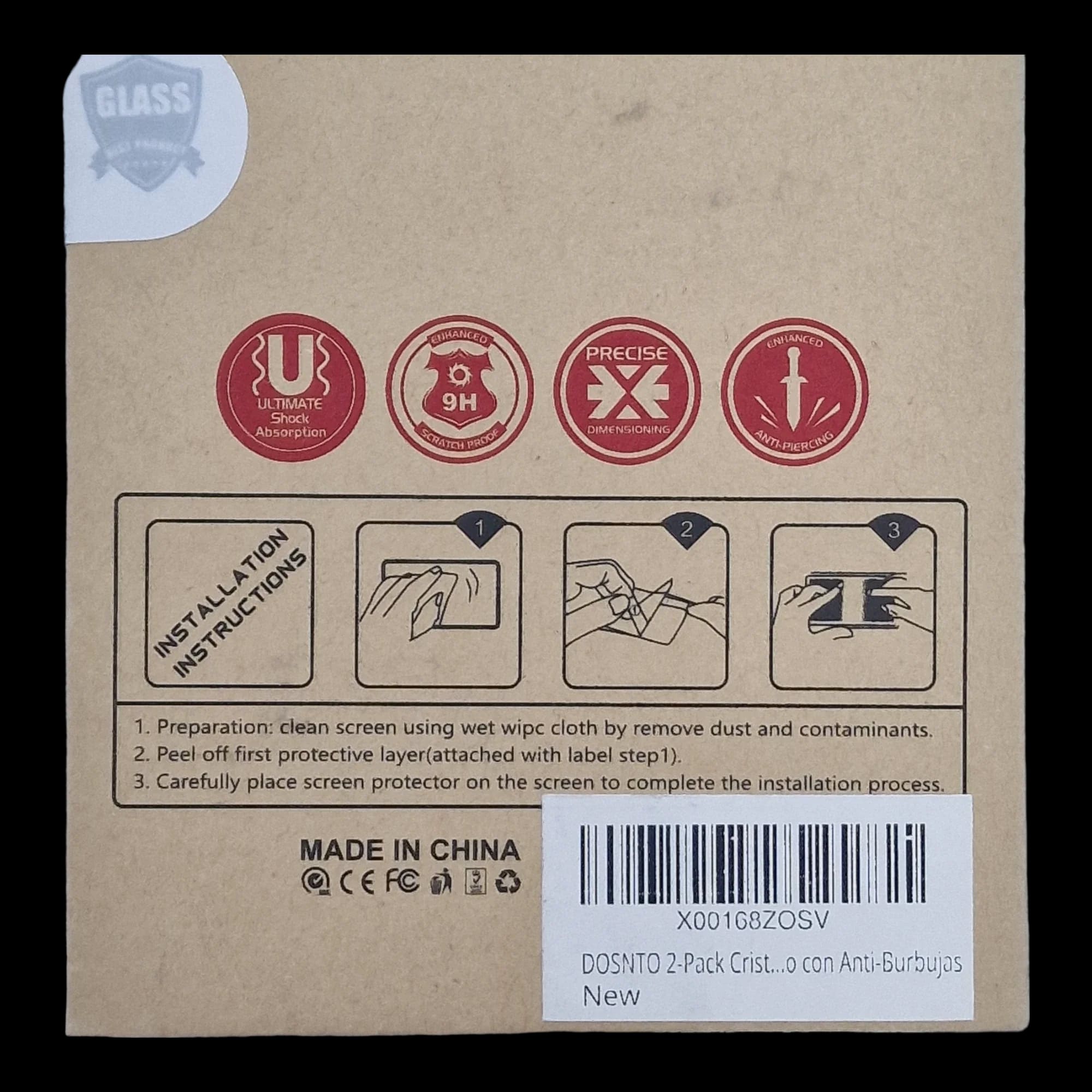 Samsung Galaxy S9 Plus Unipha Mobile Phone Screen Protector