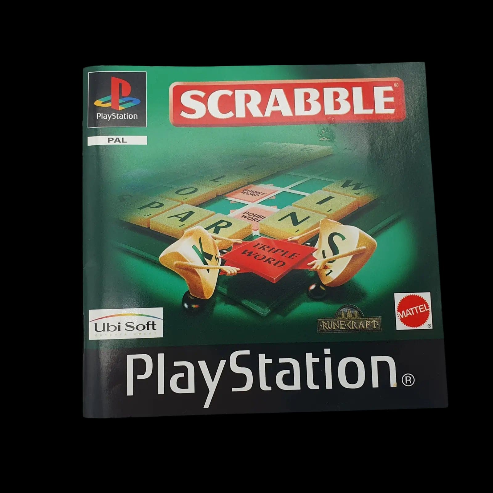 Scrabble Playstation 1 Ps1 Ubisoft 2001 Video Game Cib