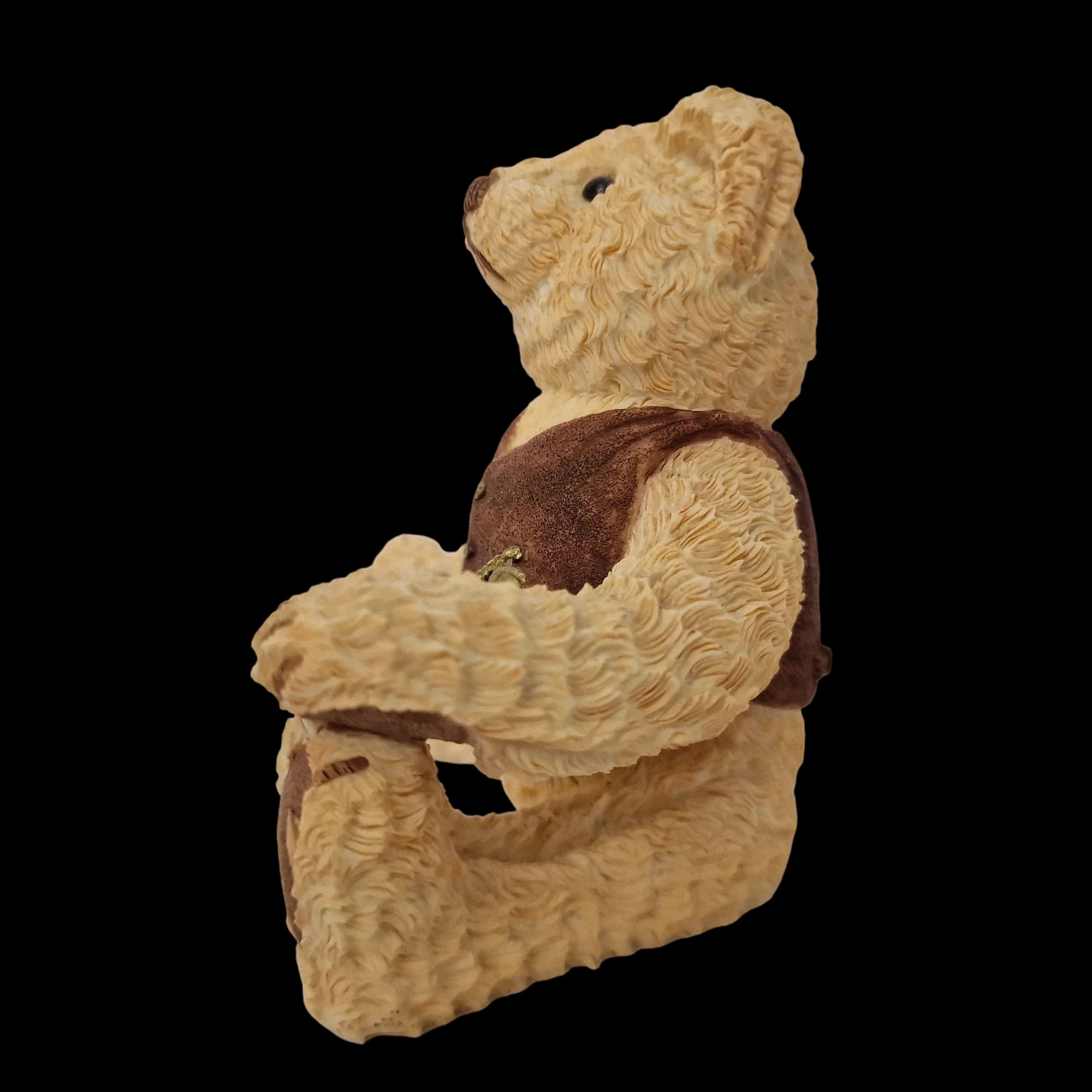 Sherratt And Simpson Bear Sat Wearing Waistcoat Ceramic