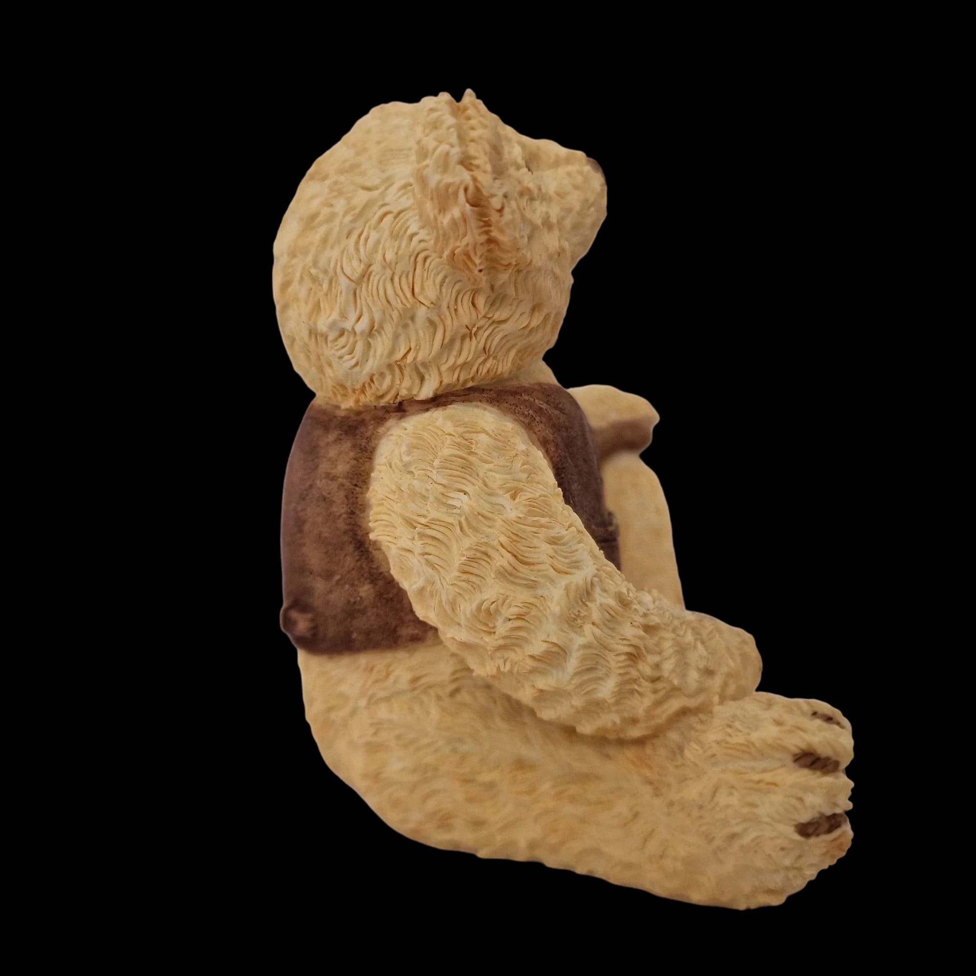 Sherratt And Simpson Bear Sat Wearing Waistcoat Ceramic