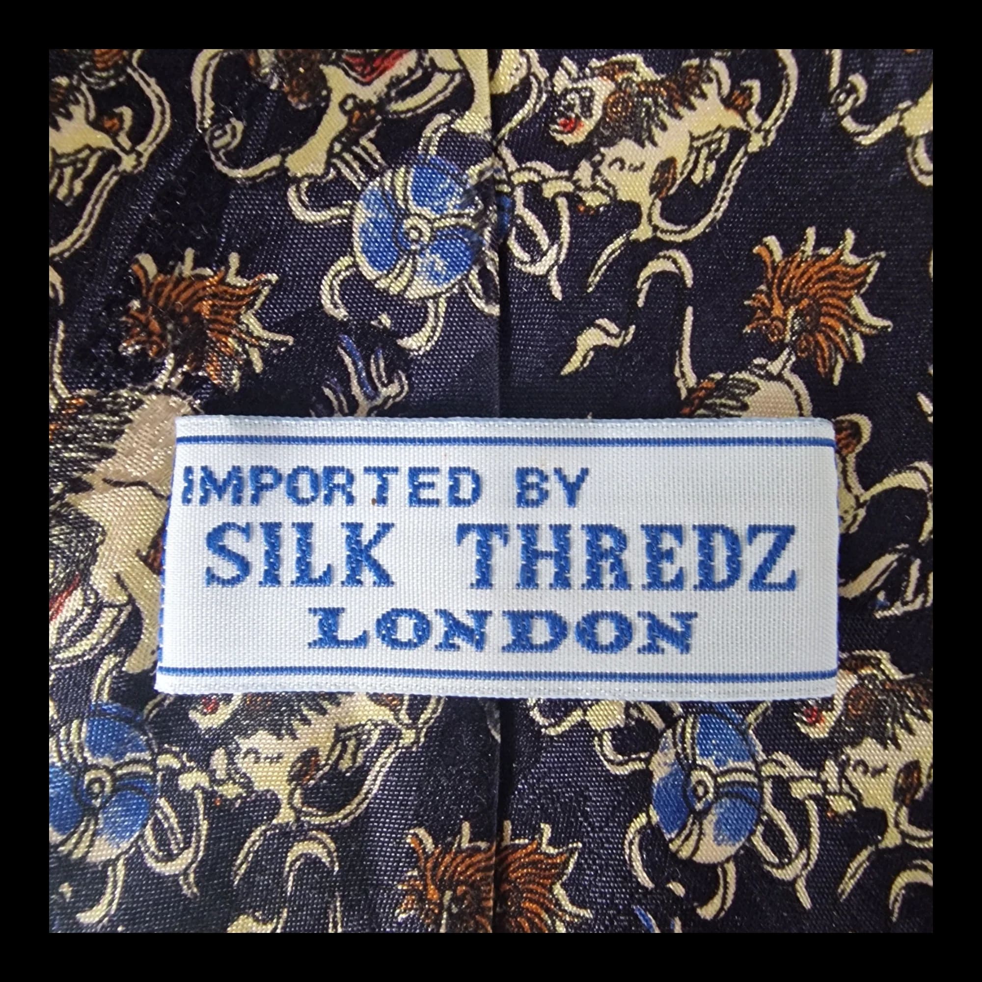 Silk Threads Of London Vintage Hand Sewn Multicoloured 100%