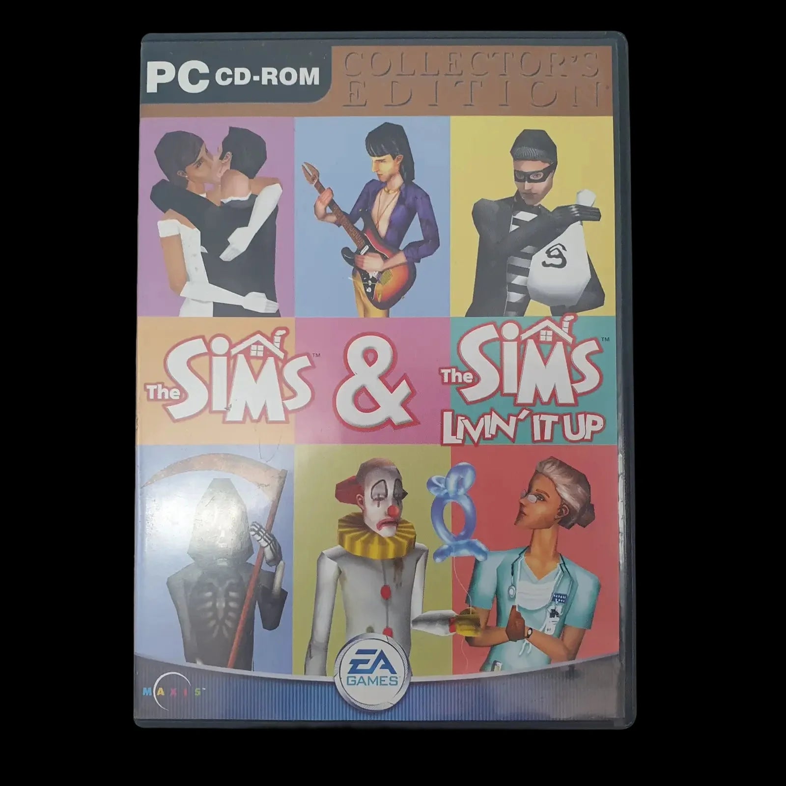 The Sims & Livin It Up Pc Ea Games 2001 Cib Video Game - EA