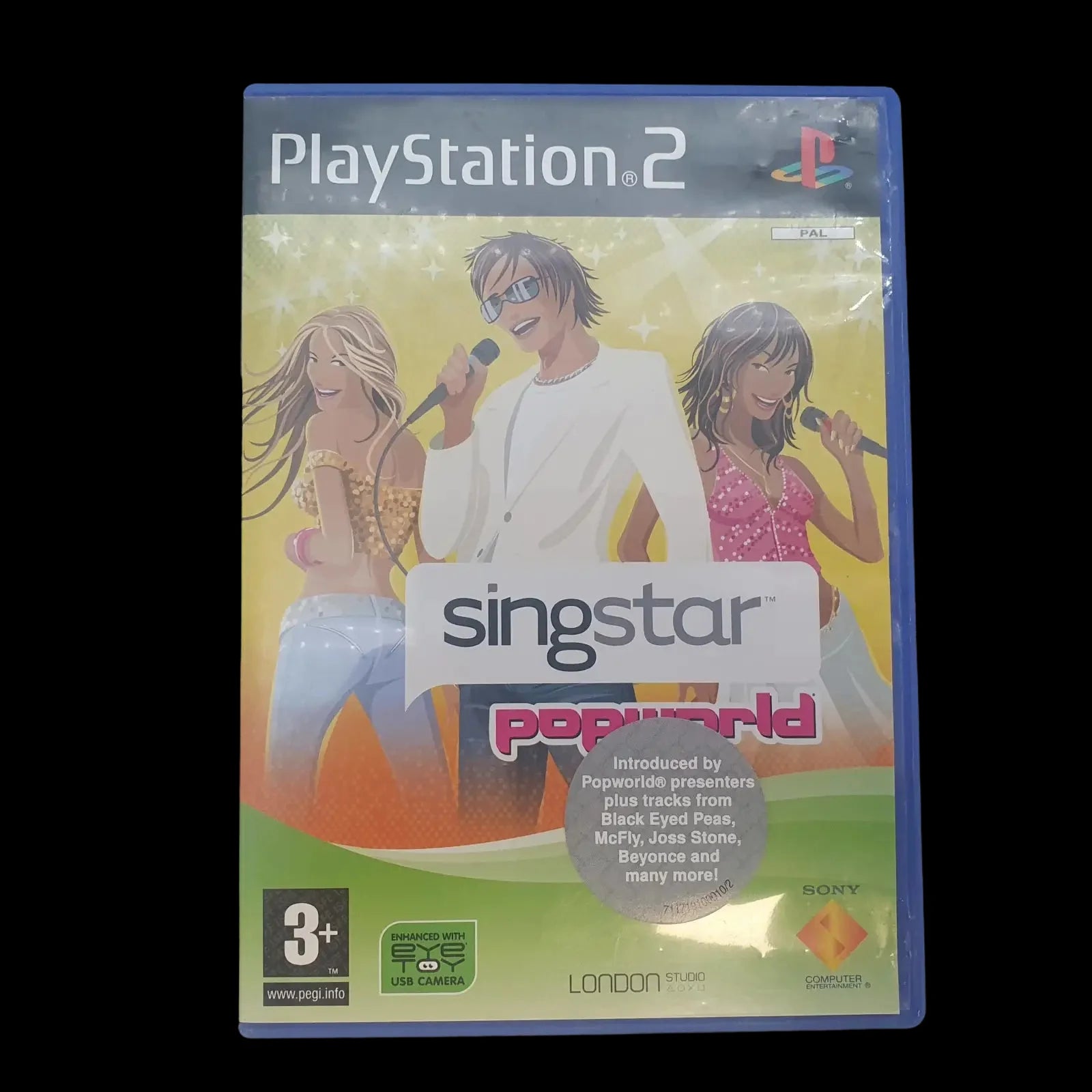 Singstar Popworld Sony Playstation 2 Ps2 2005 Video Game