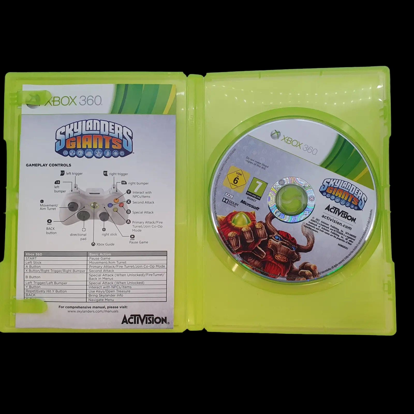 Skylanders Giants Microsoft Xbox 360 Activision 2012 Video