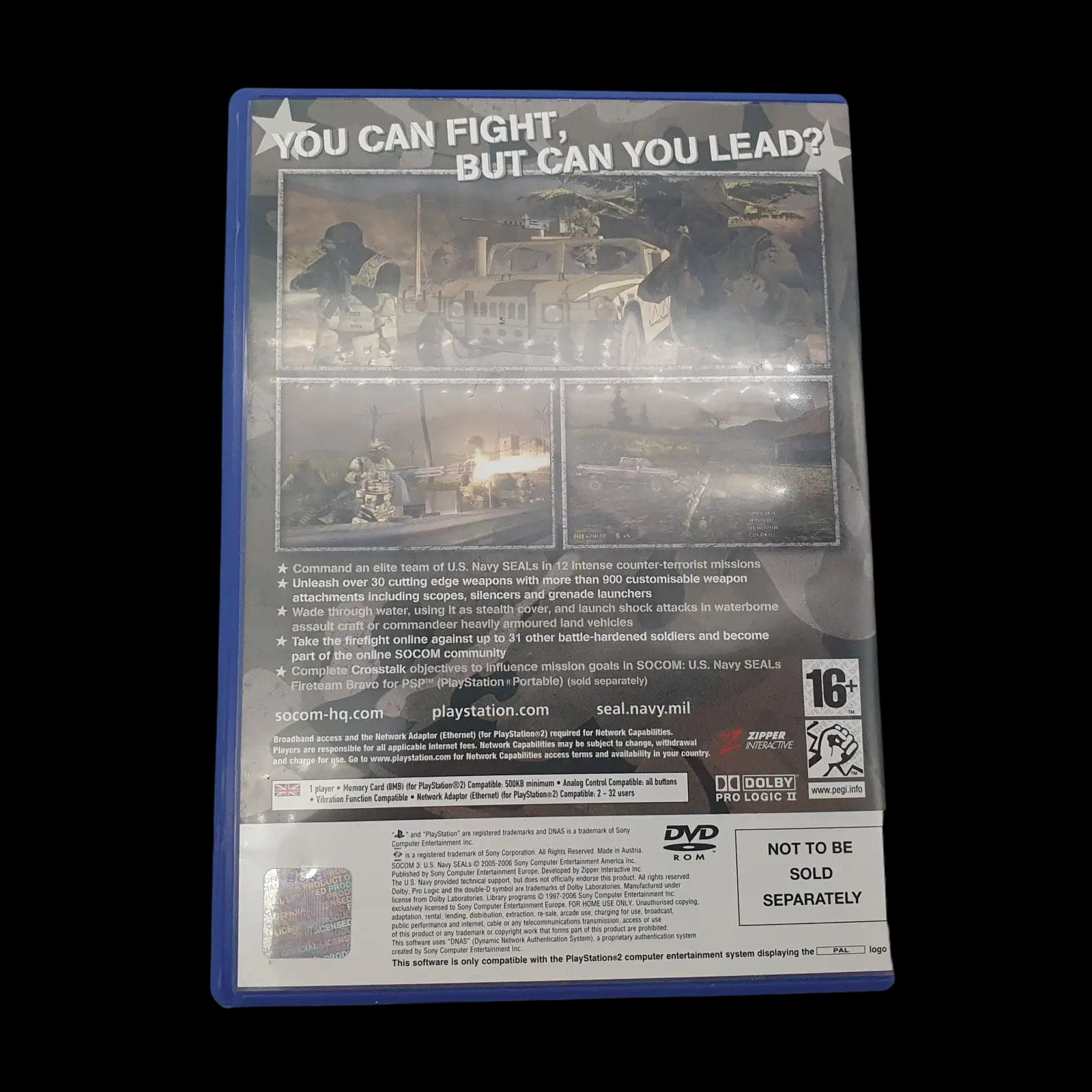 Socom 3 Us Navy Seals Sony Playstation 2 Ps2 2006 Video