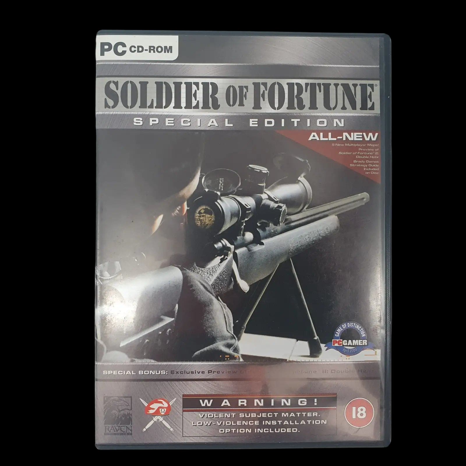 Soldier Of Fortune Special Edition Pc Activision 2001 Cib