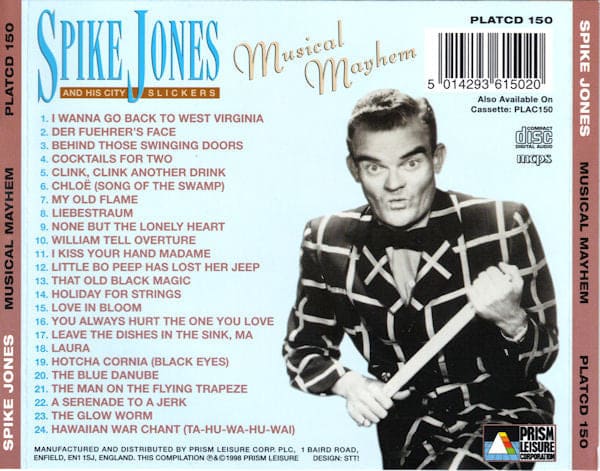 Spike Jones And His City Slickers - Musical Mayhem (cd