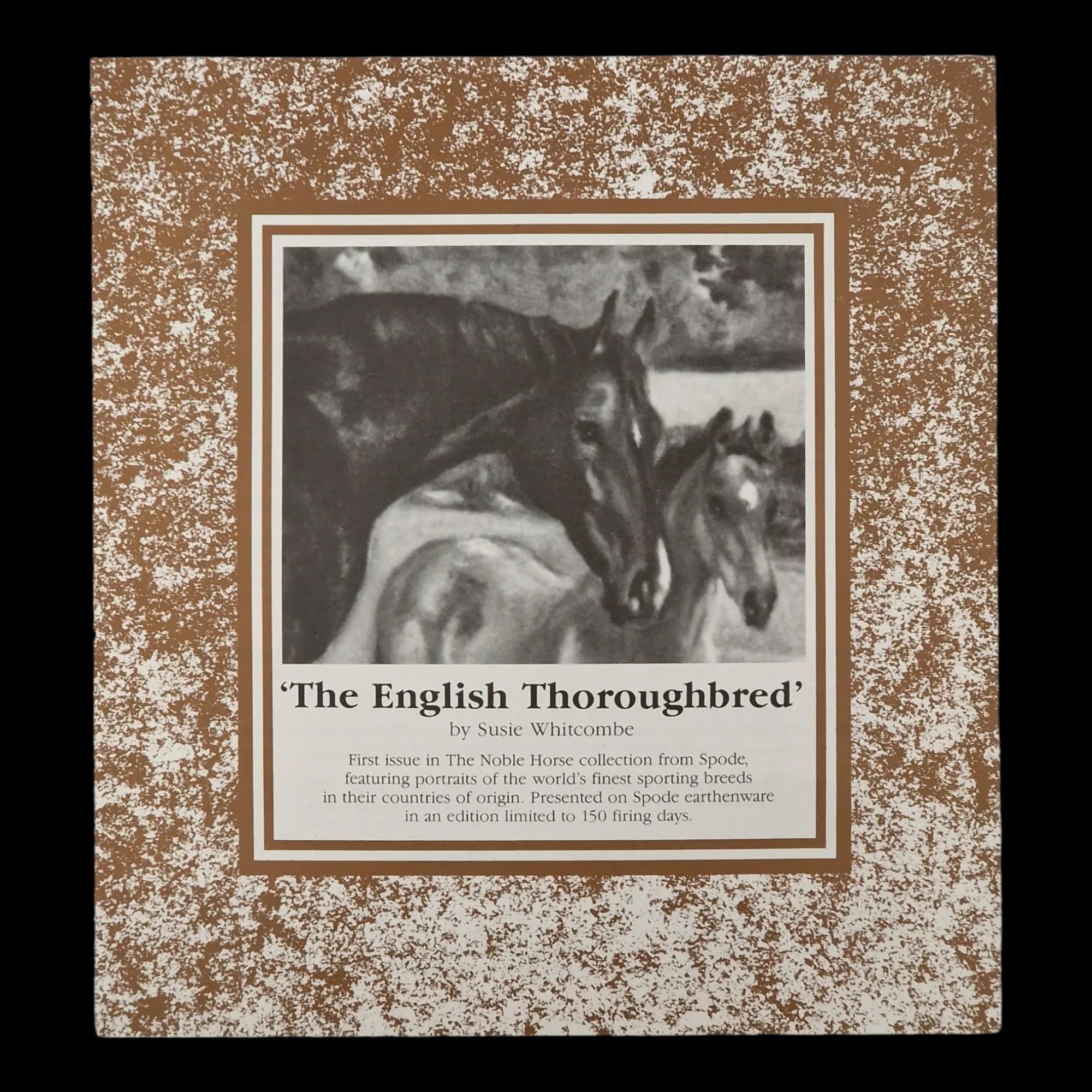 Spode The English Thoroughbred Horse Ornamental Plate - 7