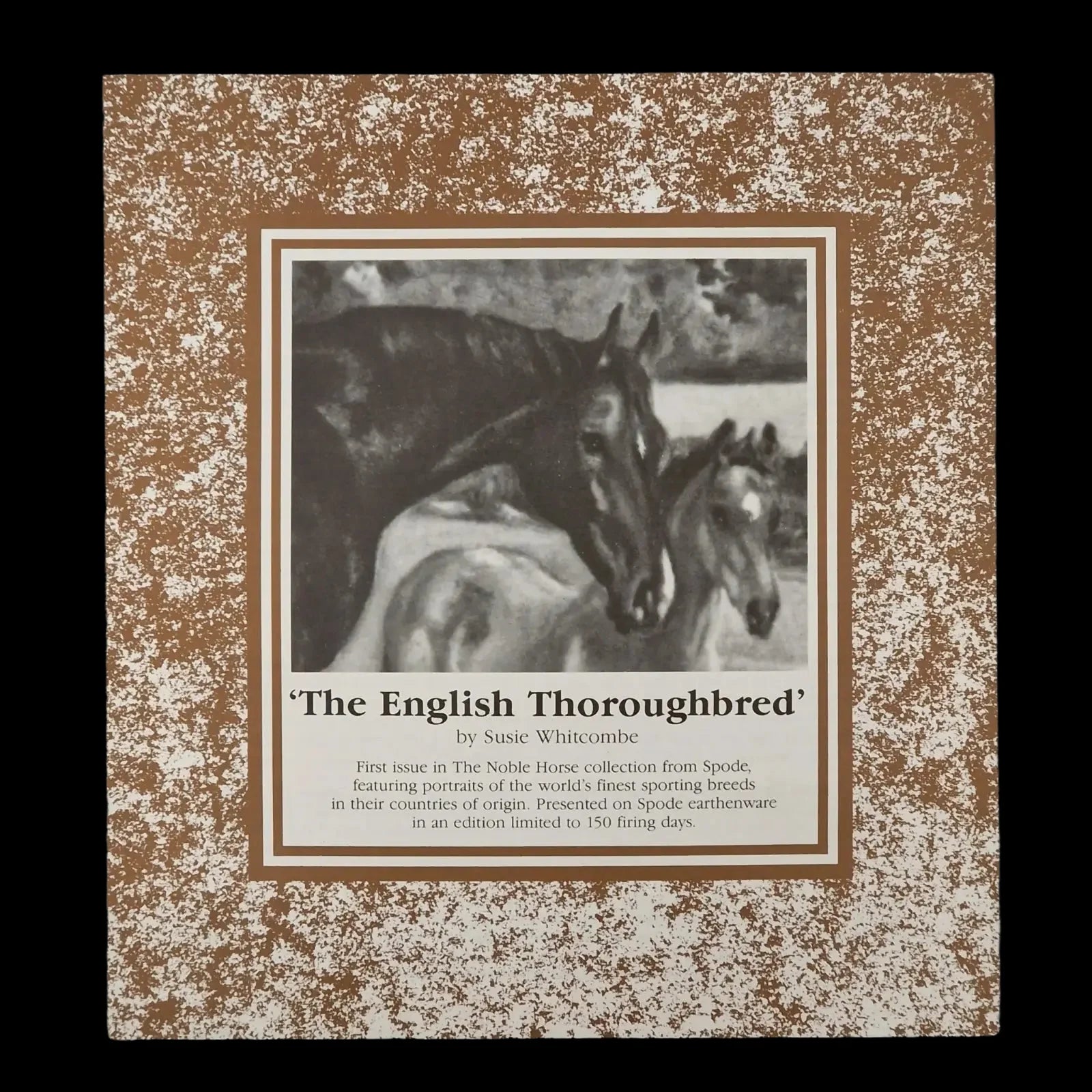 Spode The English Thoroughbred Horse Ornamental Plate - 6