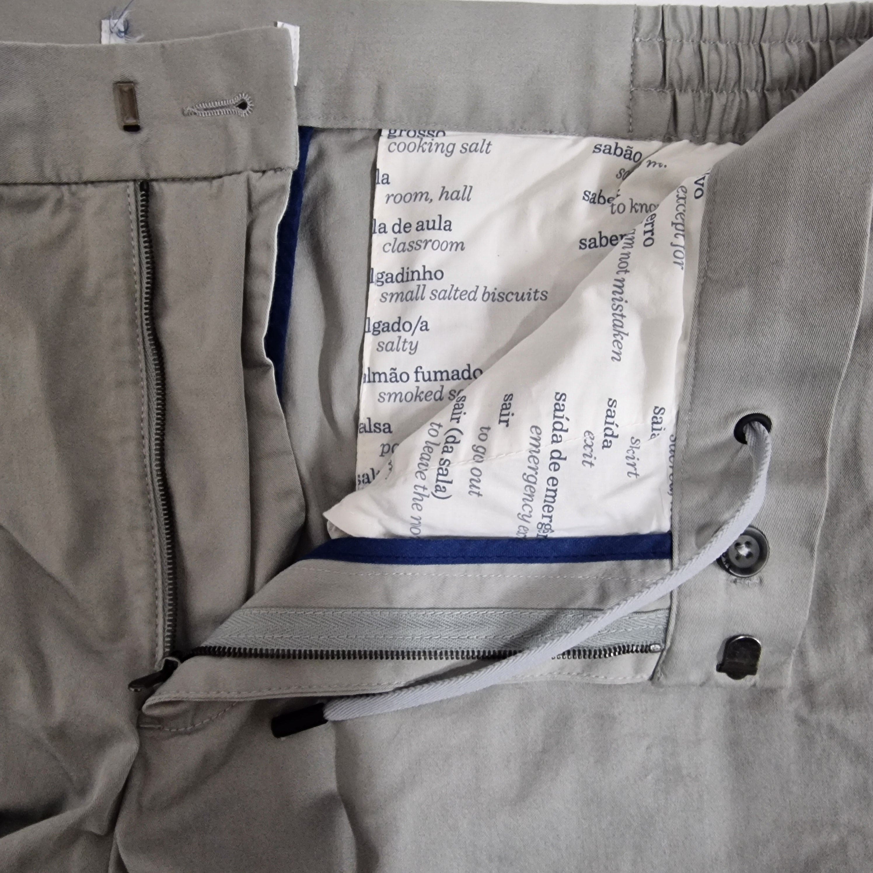 Spoke Chinos 40 Waist Build B Stone Mens Trousers - 6 - 3355