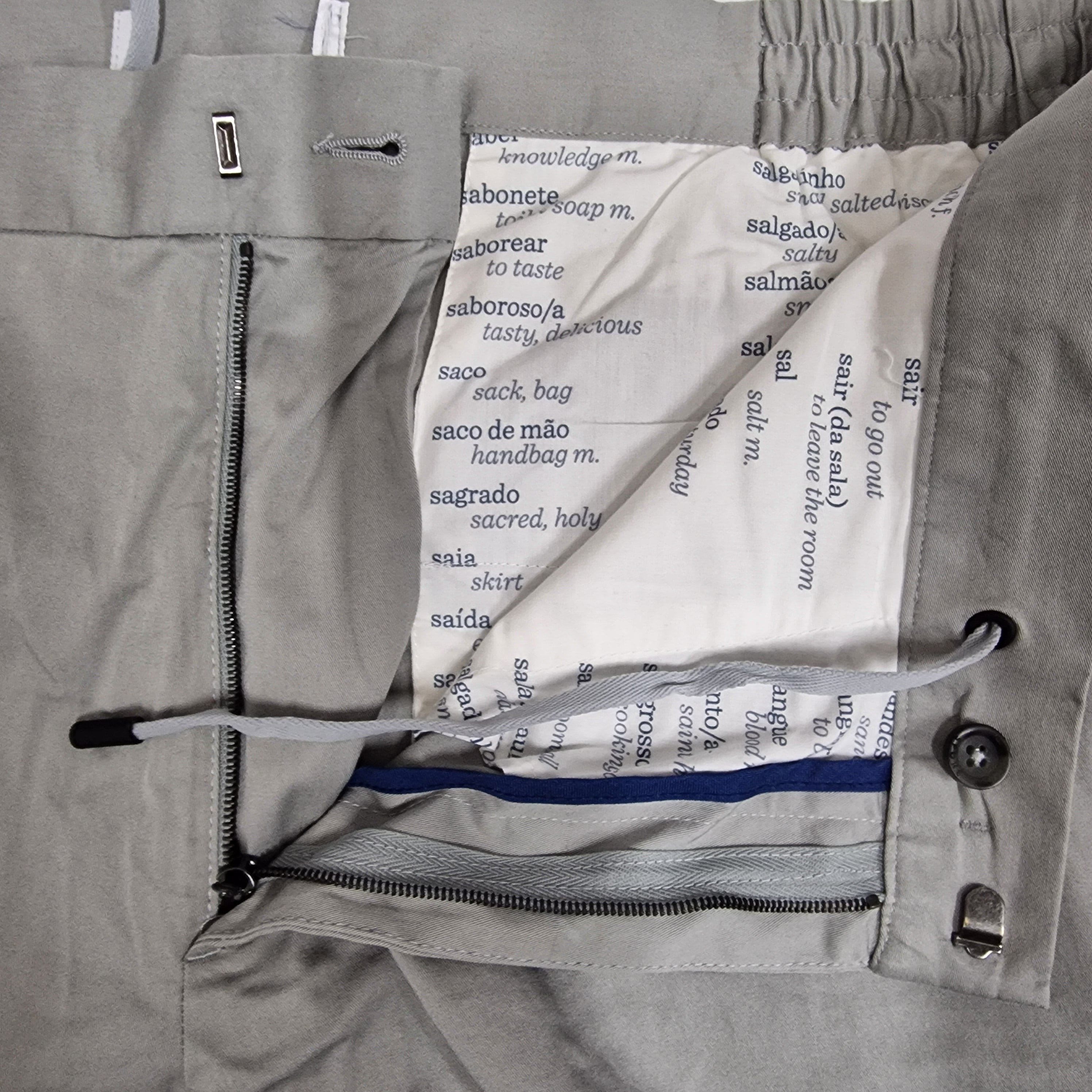 Spoke Chinos 40 Waist Build C Stone Mens Trousers - 6 - 3356