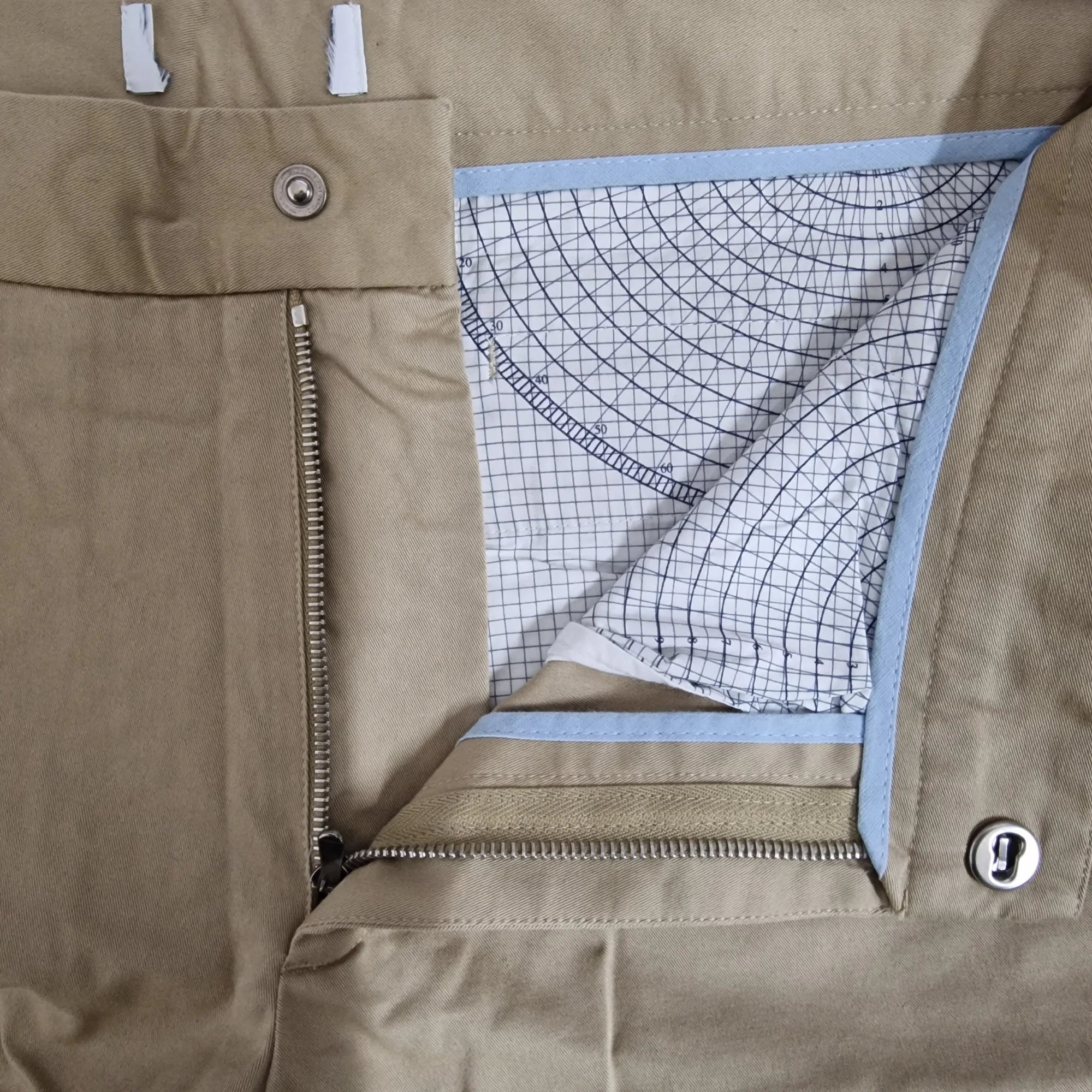 Spoke Sharps 31 Waist Build A Khaki Mens Trousers - 5 - 3359
