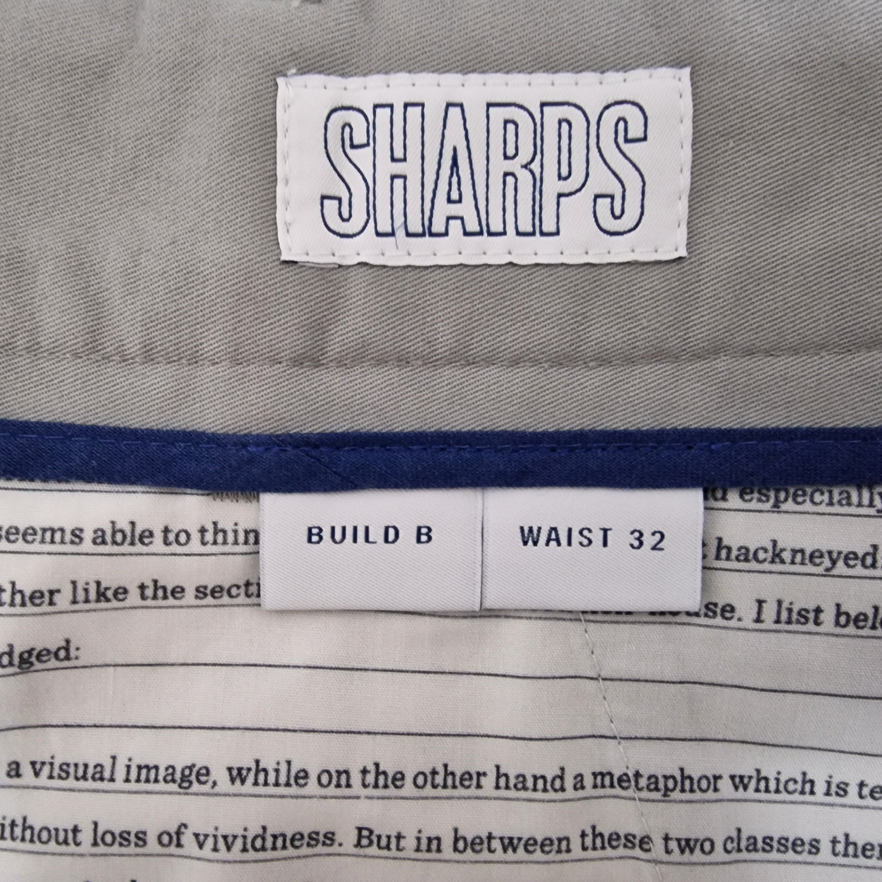 Spoke Sharps 32 Waist Build B Stone Mens Trousers - 7 - 3354