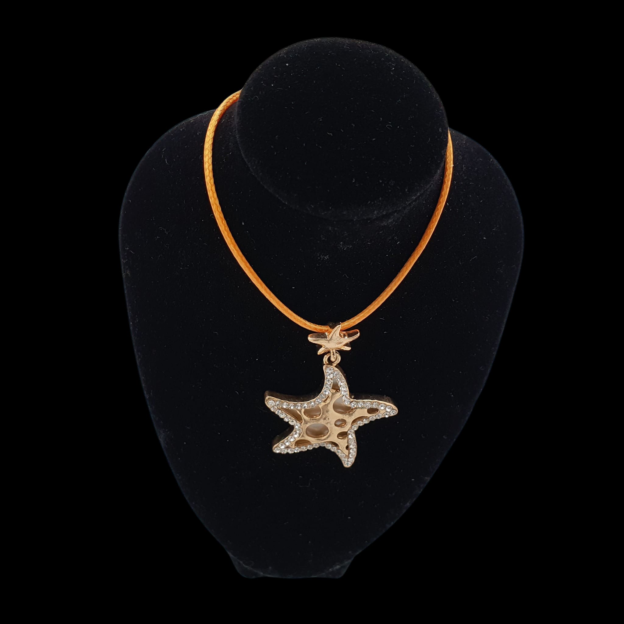 Starfish Sealife Gems Necklace Aquatic Fish Pendant Charm