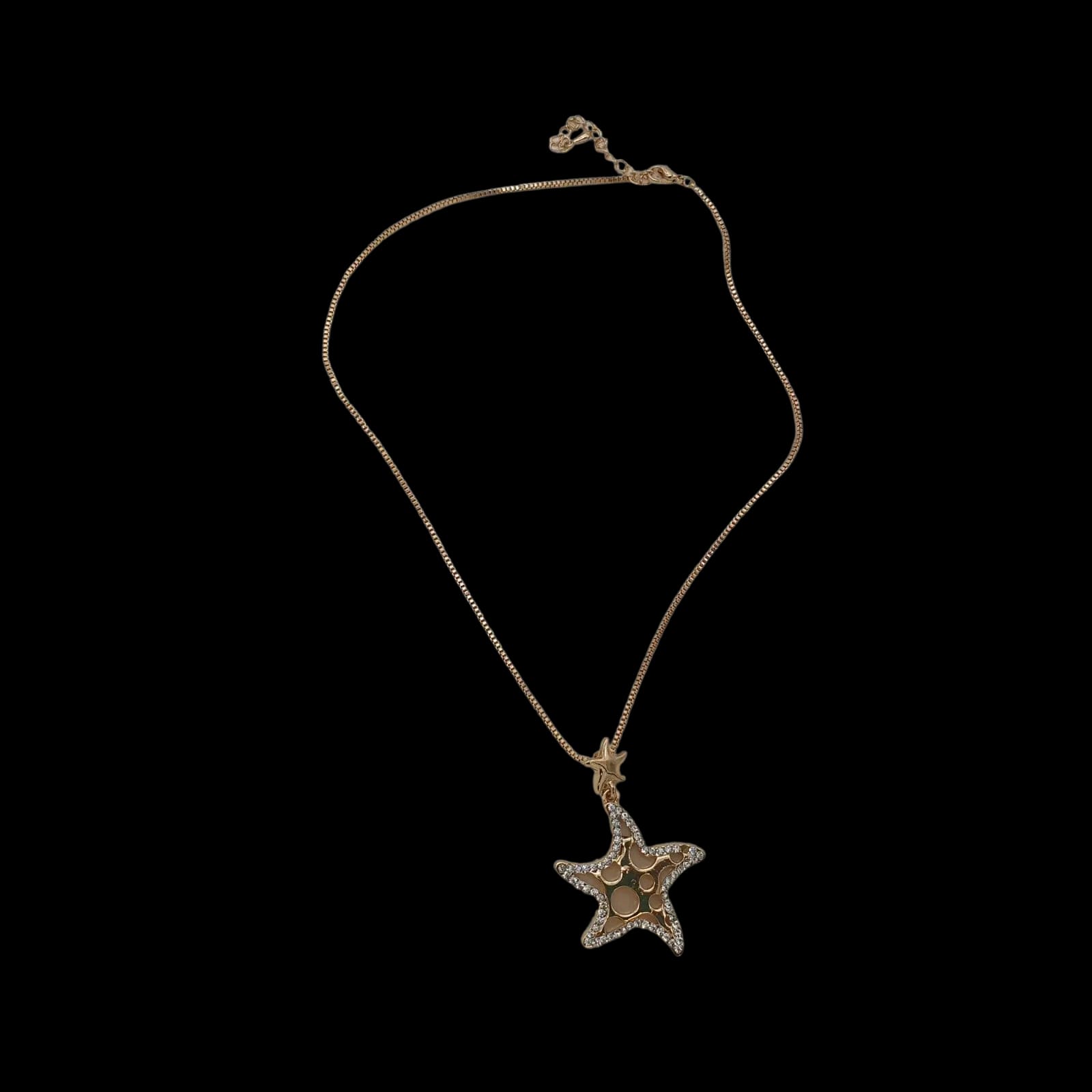 Starfish Sealife Gems Necklace Beach Fish Pendant Charm